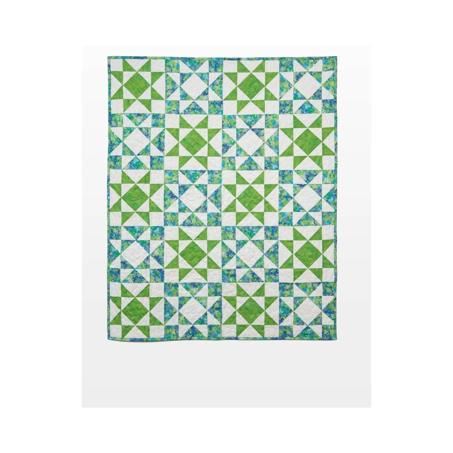 GO! Qube 10 Diamond Star Throw Quilt Pattern