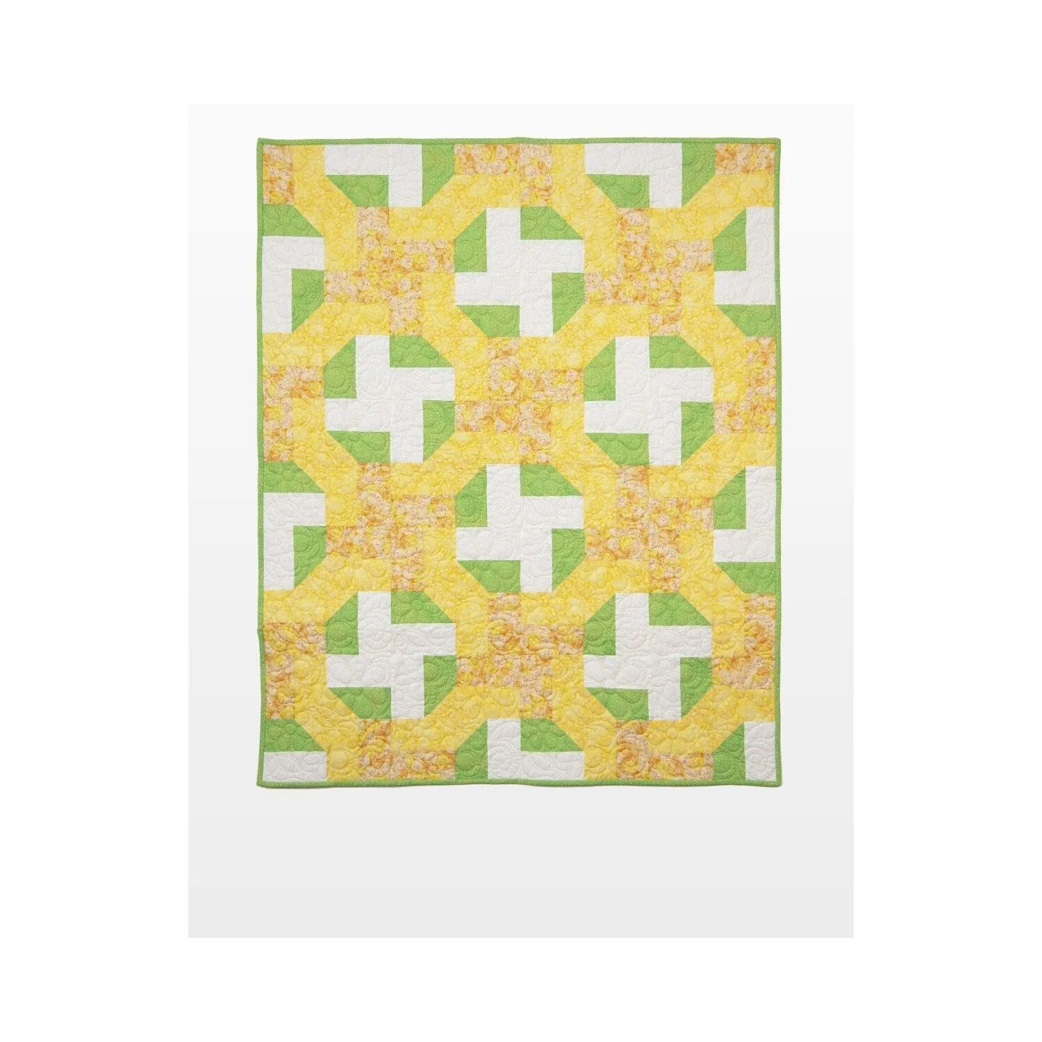 GO! Qube 10 Cutting Edge Throw Quilt Pattern