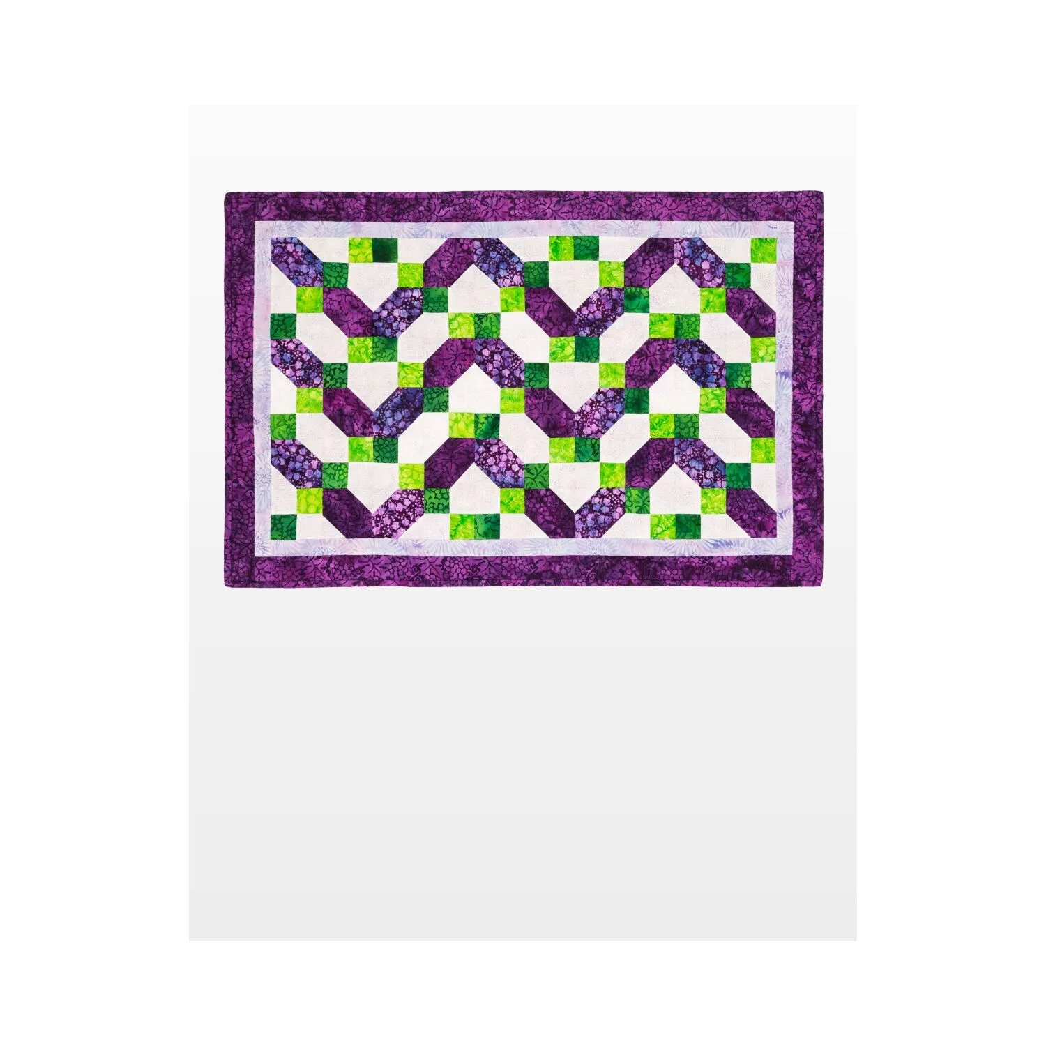 GO! Qube 6 Ziggy Zag Table Runner Pattern