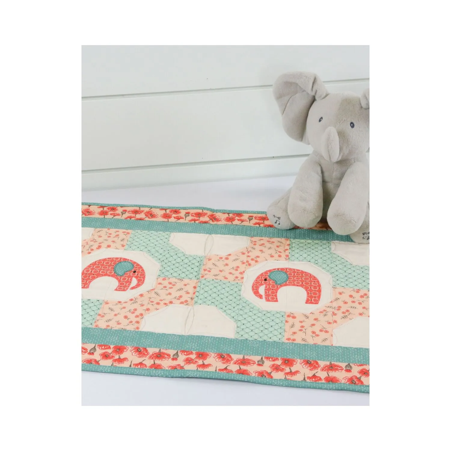 GO! Elephants & Bowties Table Topper Pattern