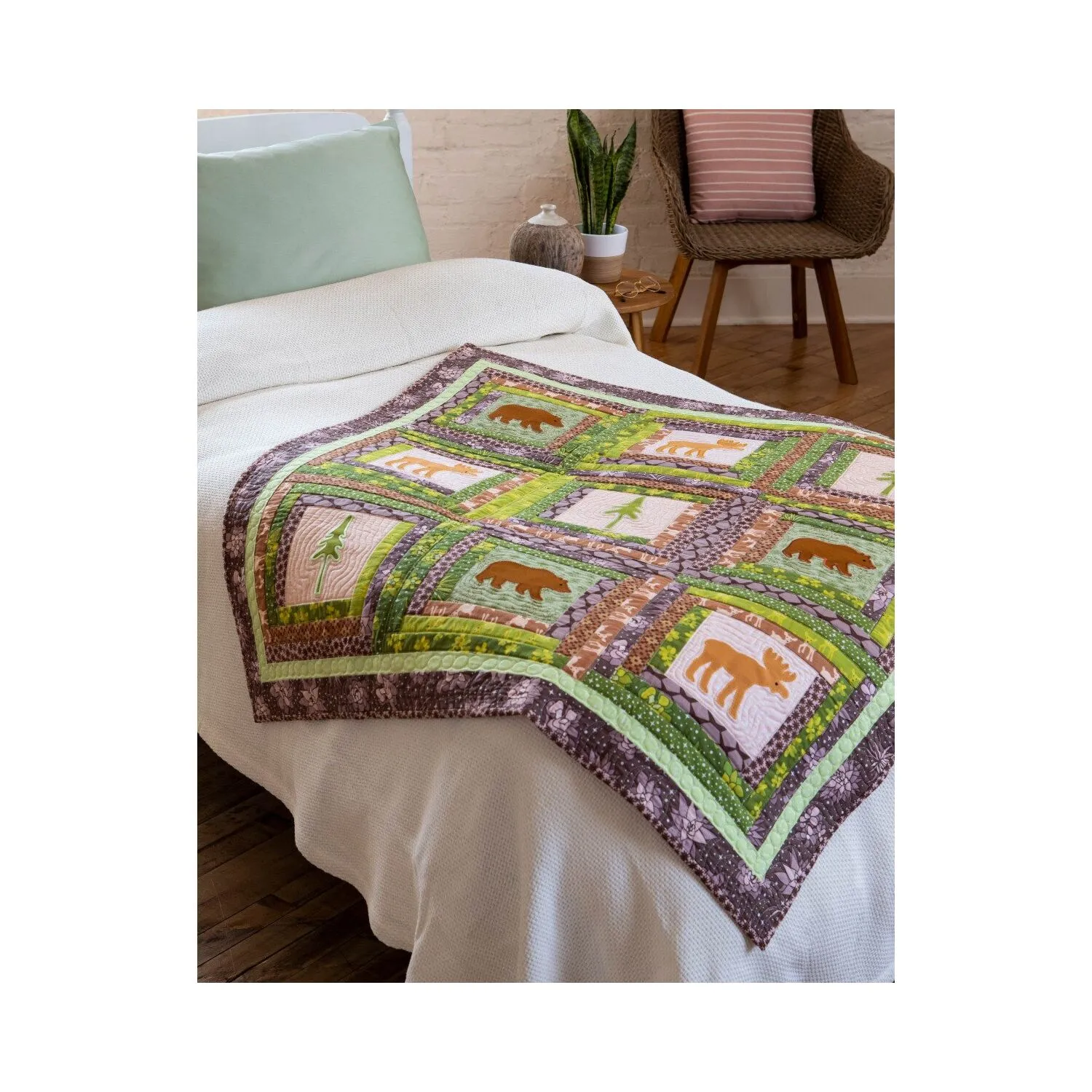 GO! Log Cabin in the Woods Quilt Pattern