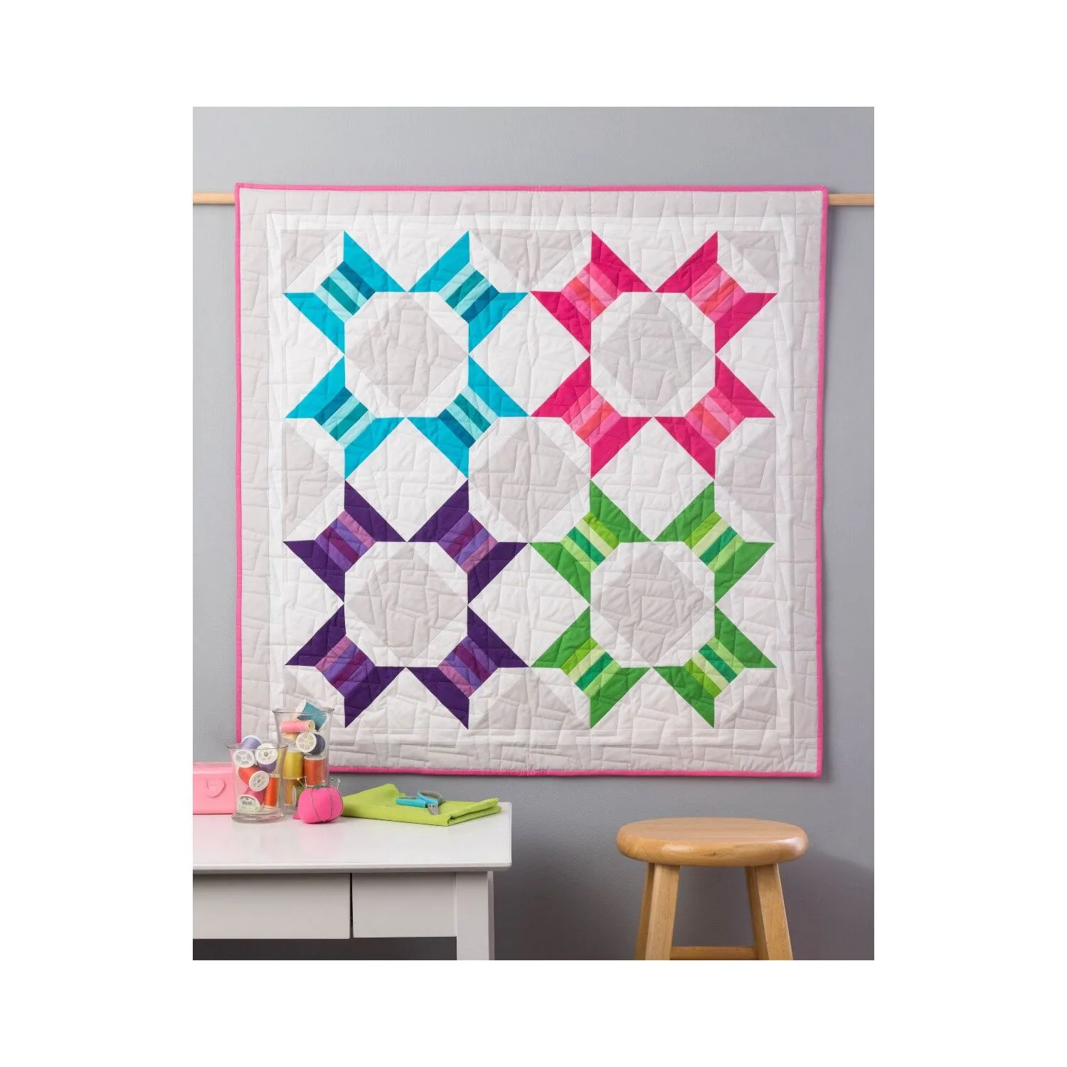 GO! Spools Squared Quilt Pattern