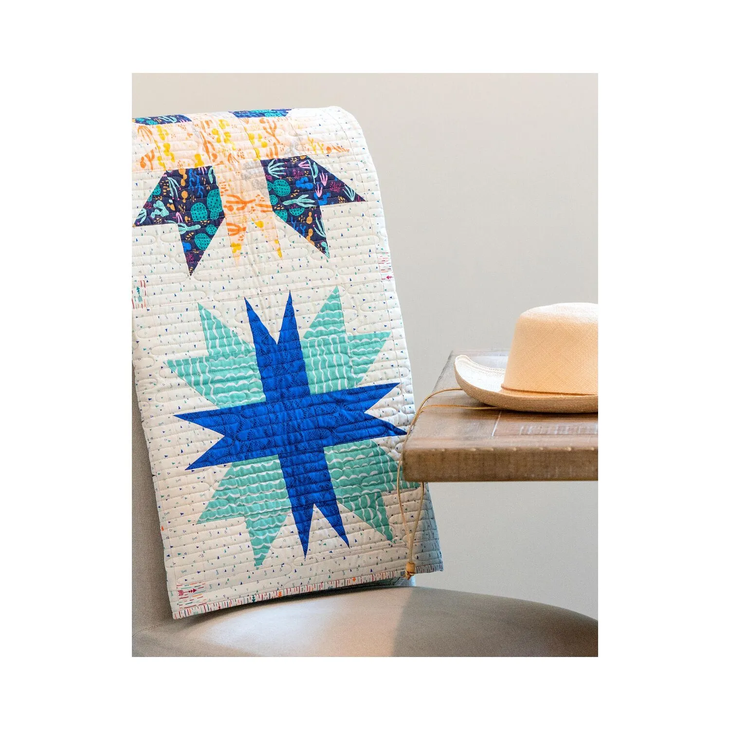 GO! Qube 6 Plus Points Quilt Pattern