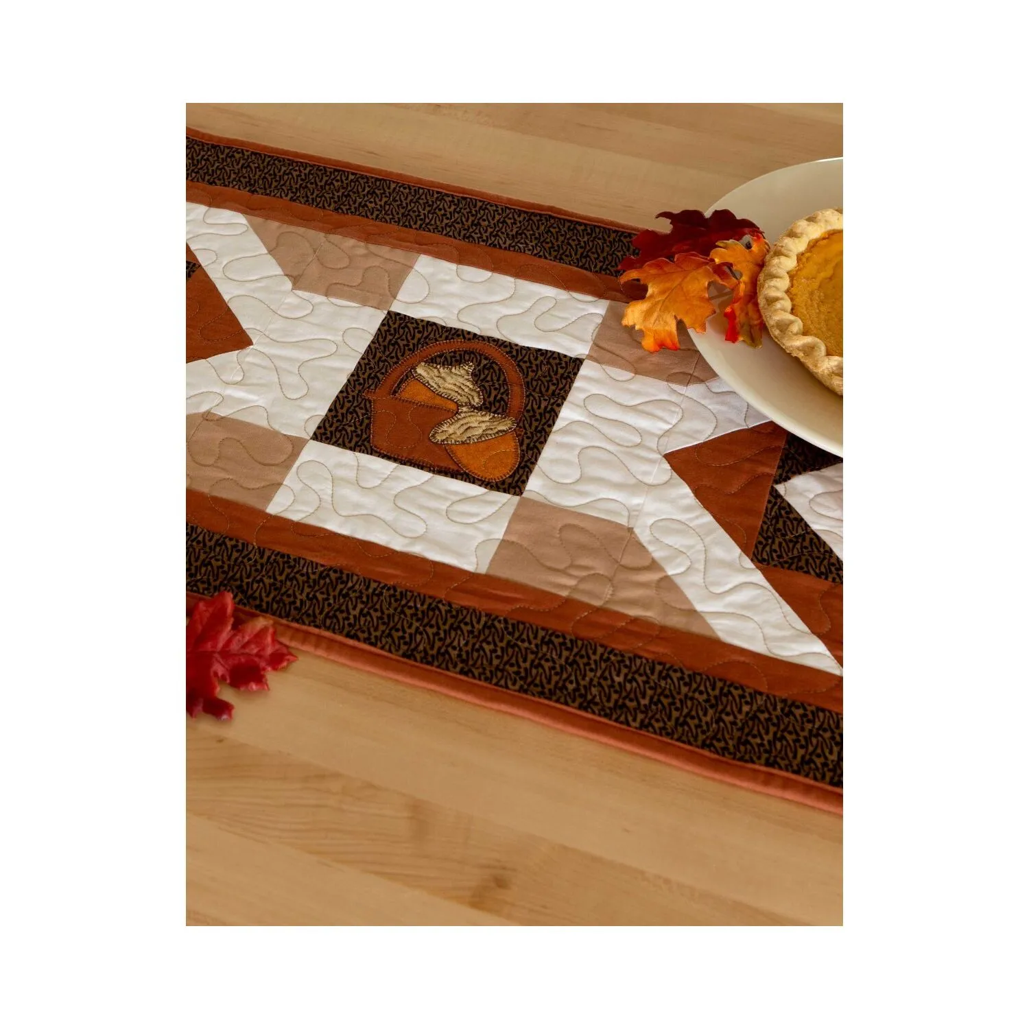 GO! Qube 10 Fall Table Runner Pattern