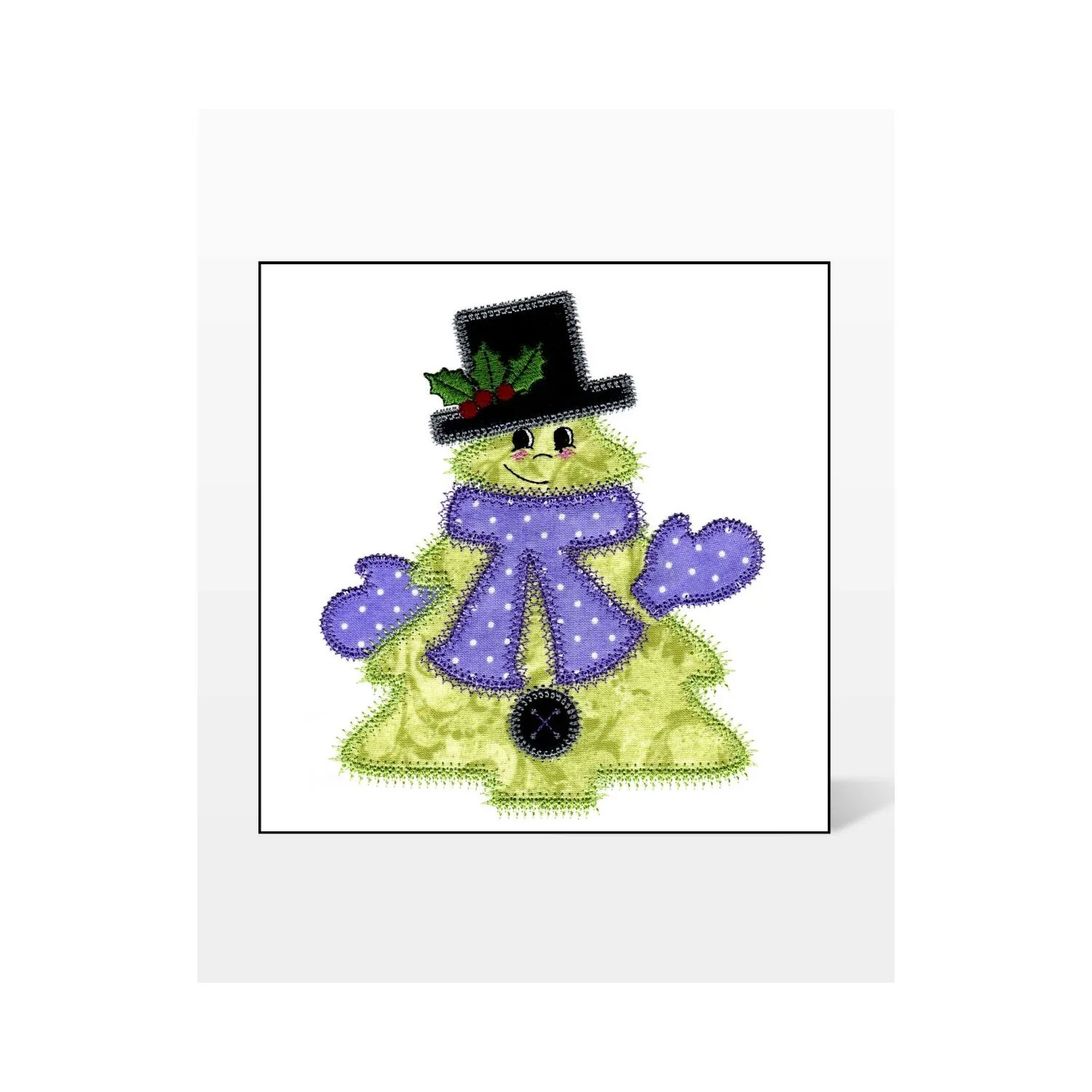 GO! HM Tree with Accessories Embroidery Design by V-Stitch Designs