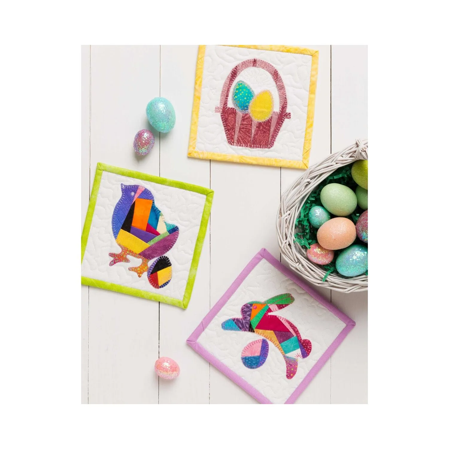 GO! Spring Medley Mug Rugs Pattern