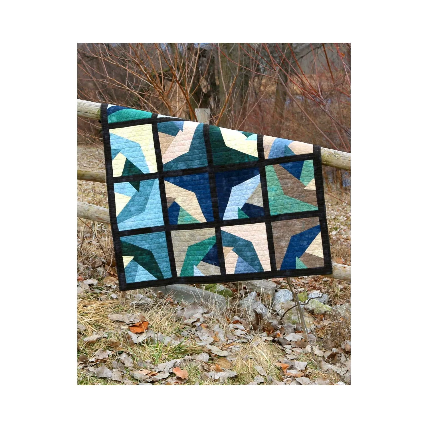GO! Crazy Center Star Throw Quilt Pattern