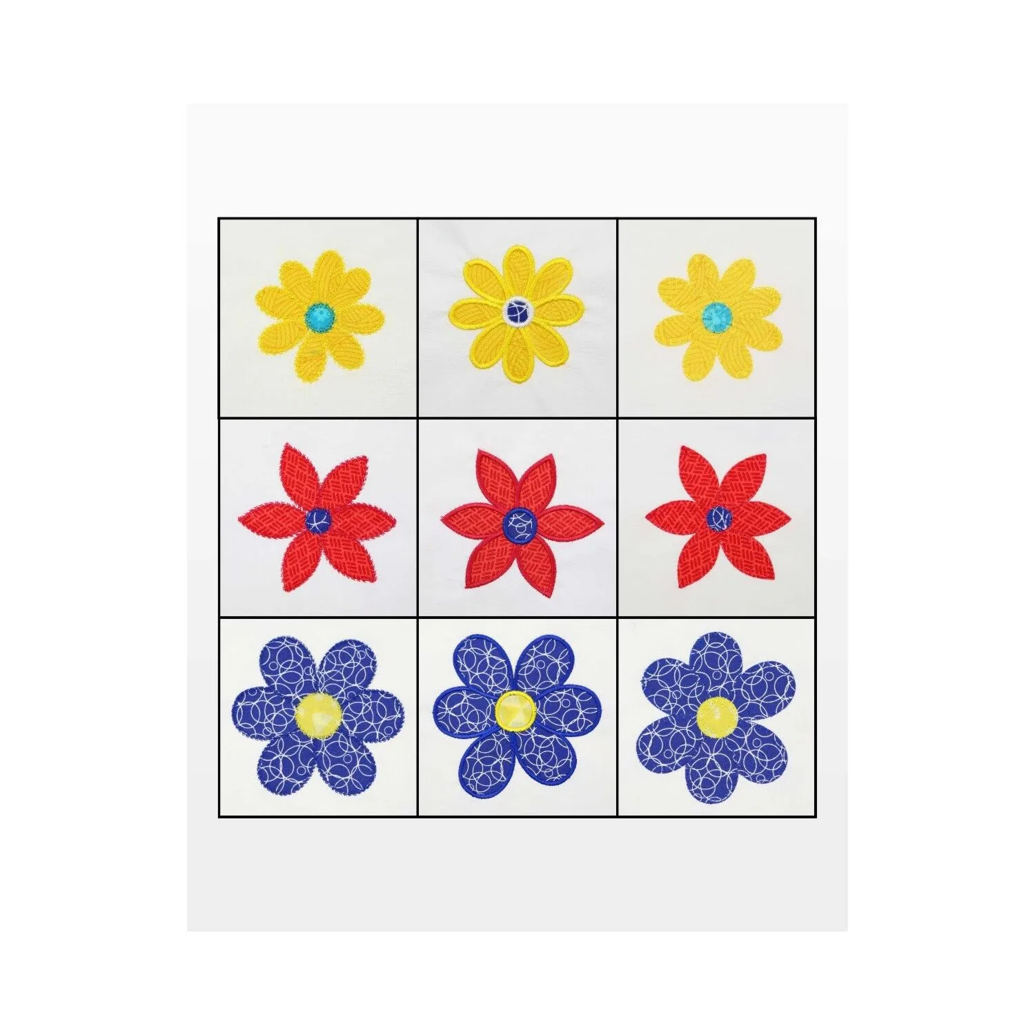 GO! Crazy Petals Embroidery Designs