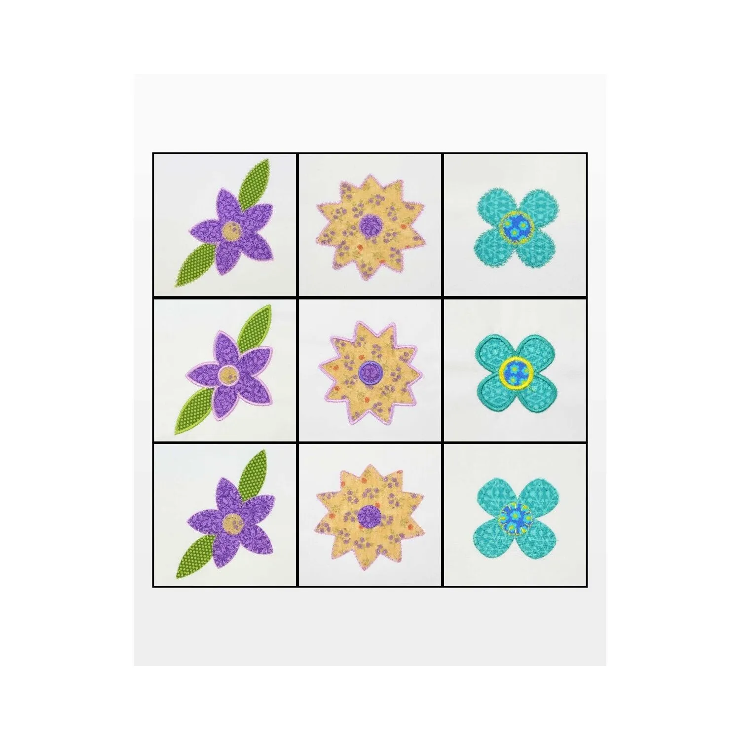 GO! Flower Bunch Embroidery Designs