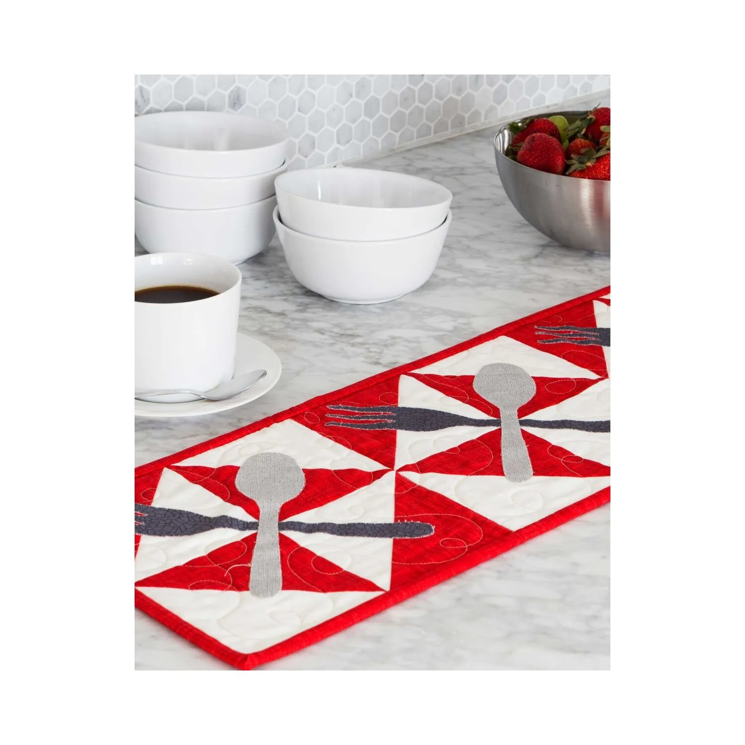GO! Broken Dishes Table Runner Pattern
