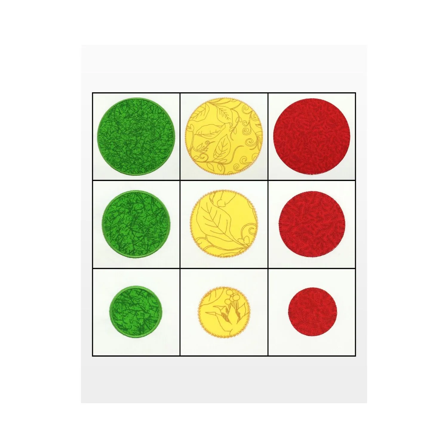 GO! Circle-2, 3, 5 Embroidery Designs