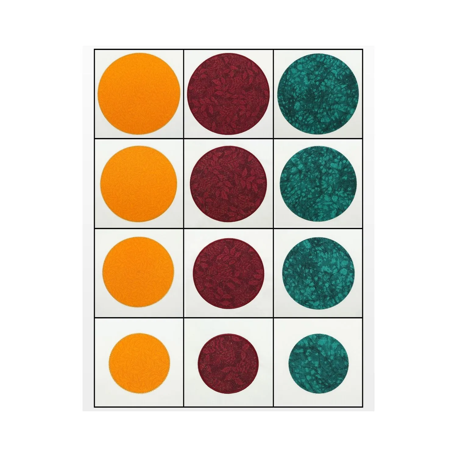 GO! Big Circle-4, 6, 7, 8 Embroidery Designs