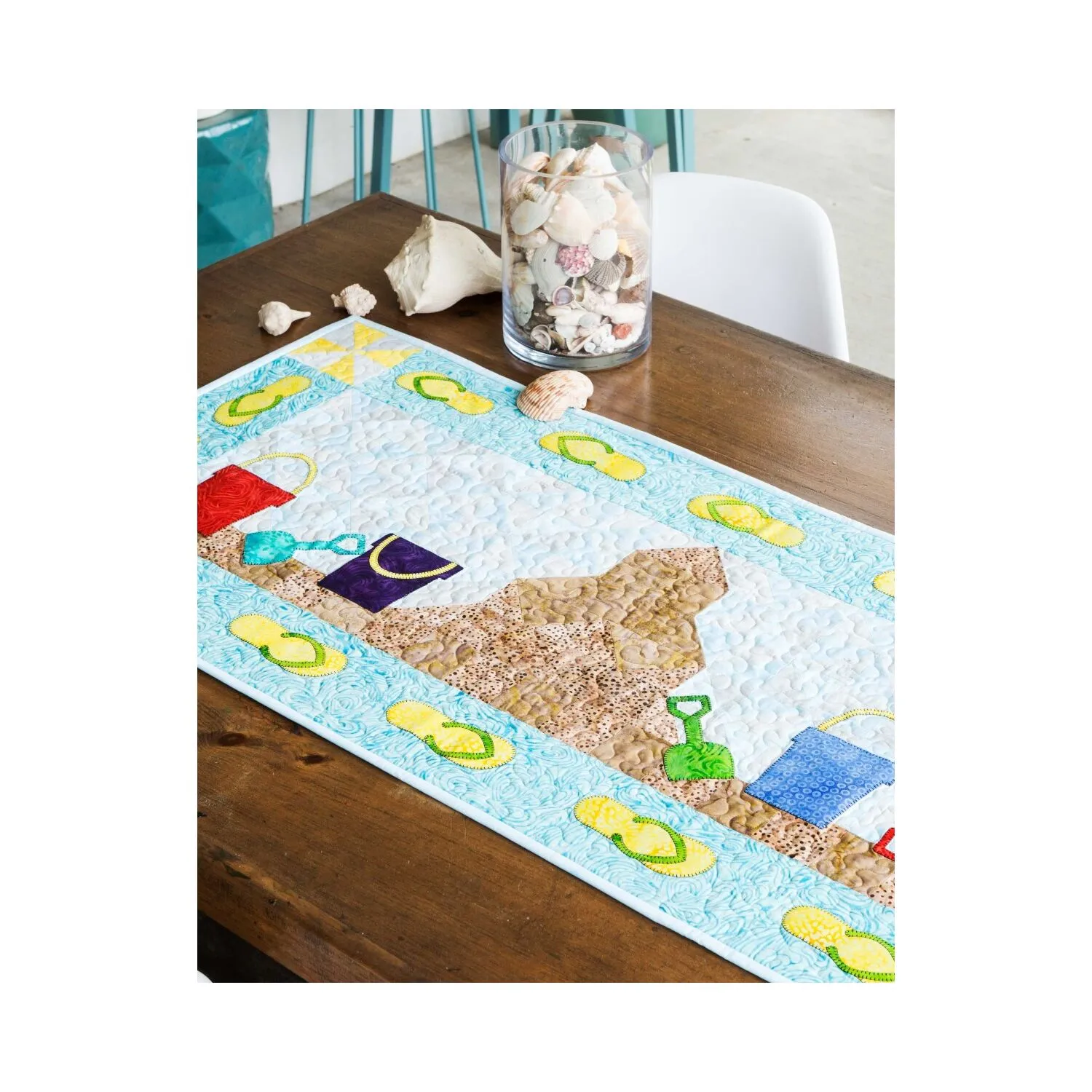 GO! Summer Sandcastle Table Runner Pattern