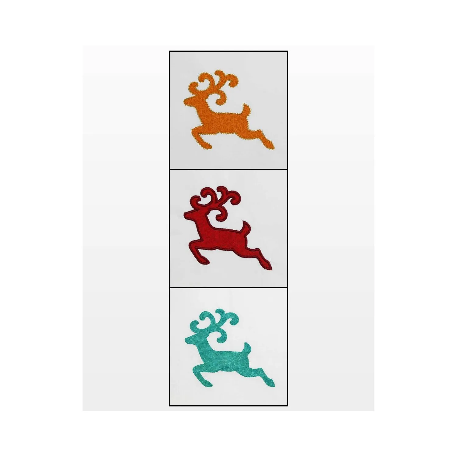 GO! Reindeer Embroidery Designs