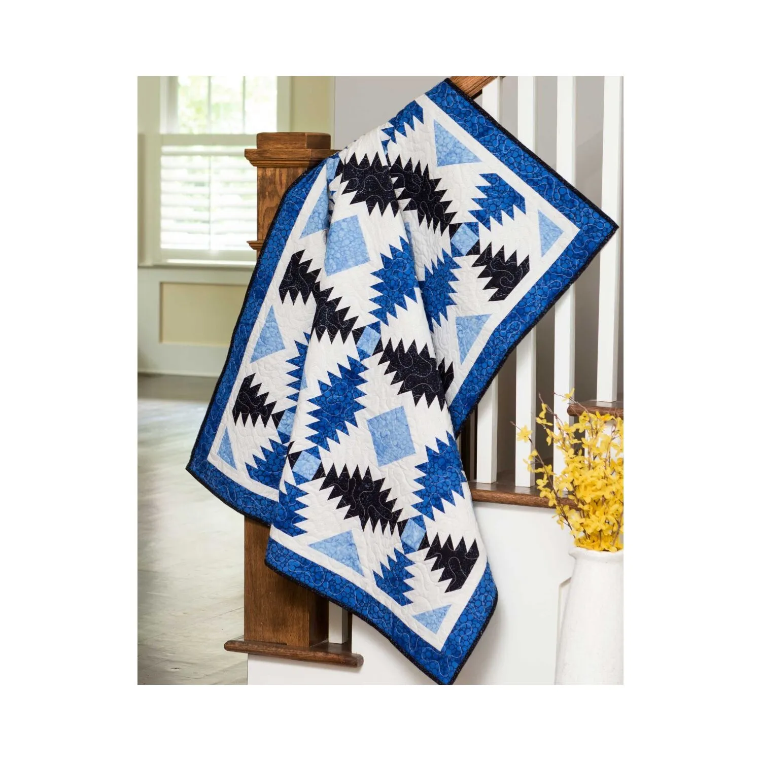 Studio Frozen Pineapple Throw Quilt Pattern
