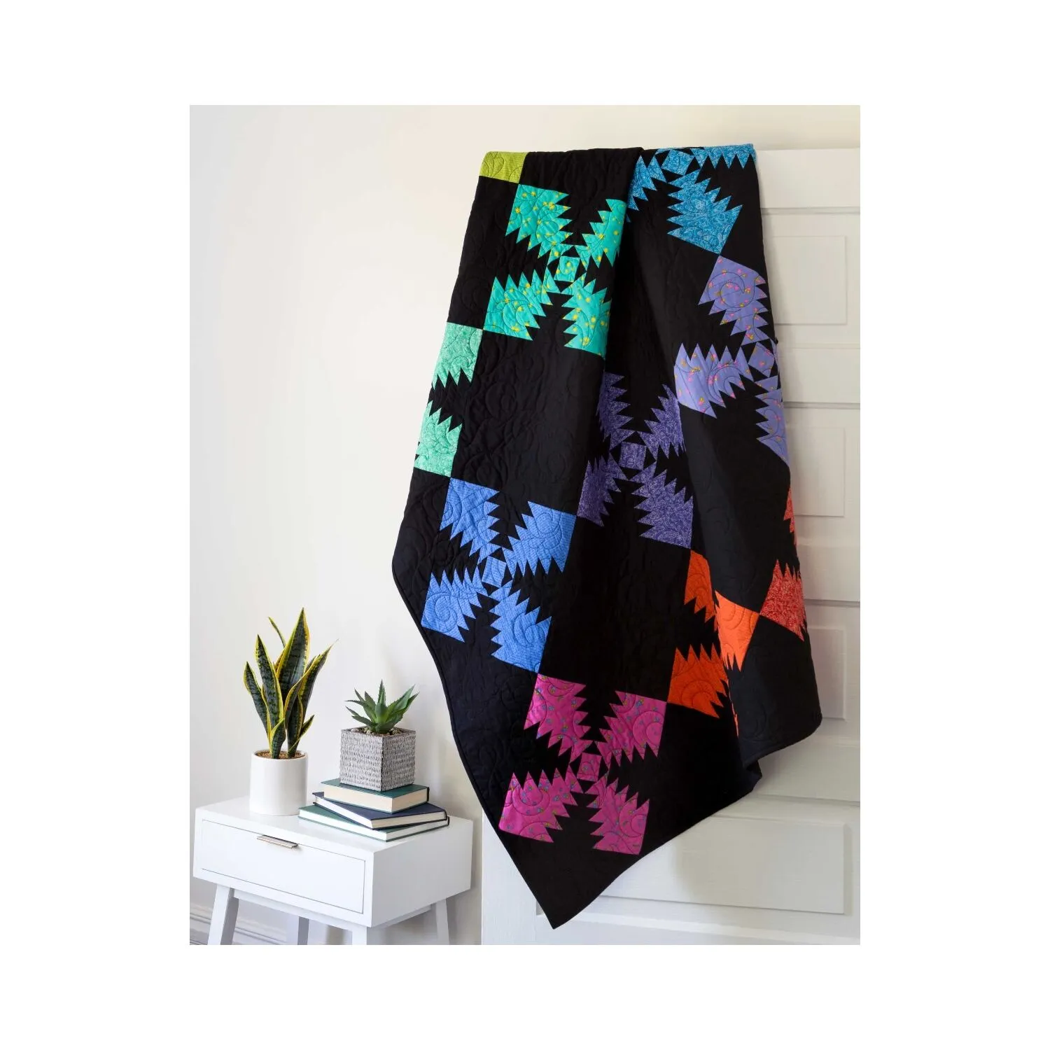 Studio Pineapple On-Point Throw Quilt Pattern