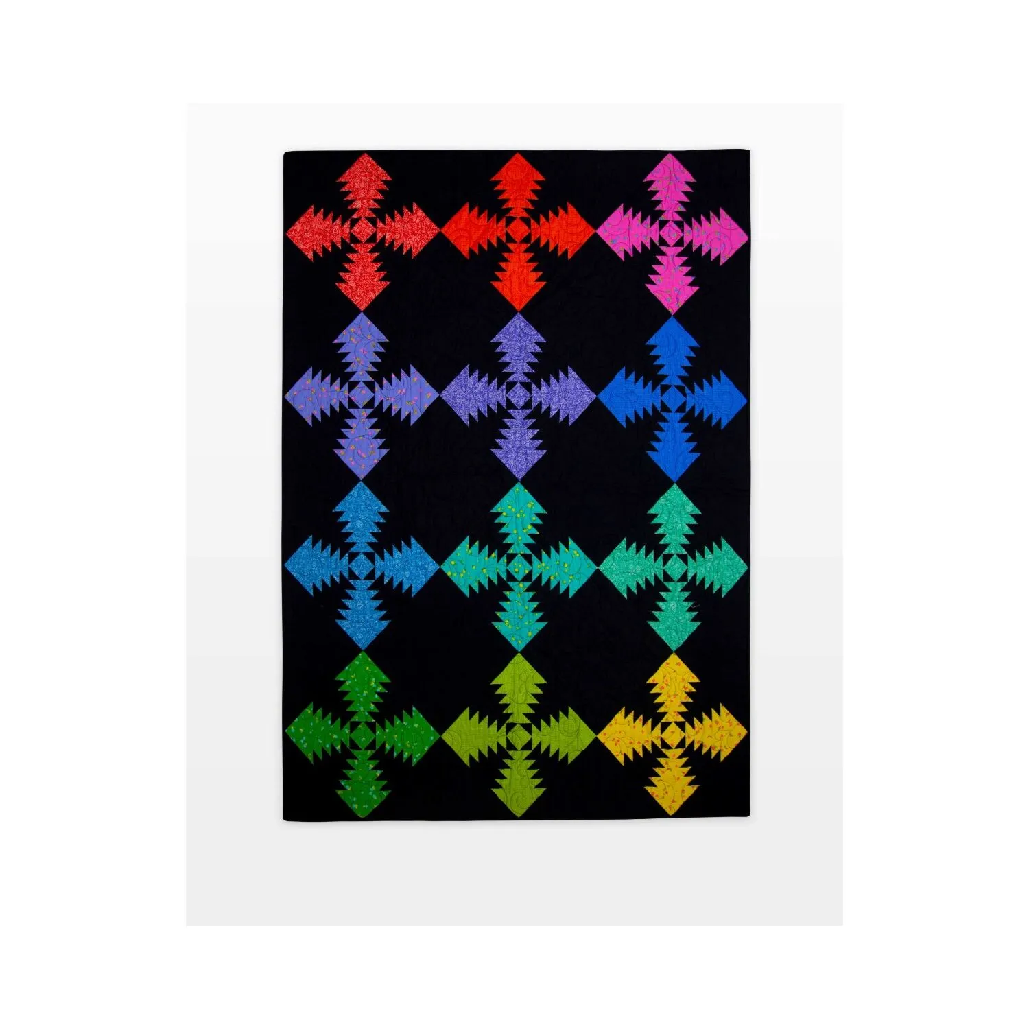 Studio Pineapple On-Point Throw Quilt Pattern 2 Studio Pineapple On-Point Throw Quilt Pattern