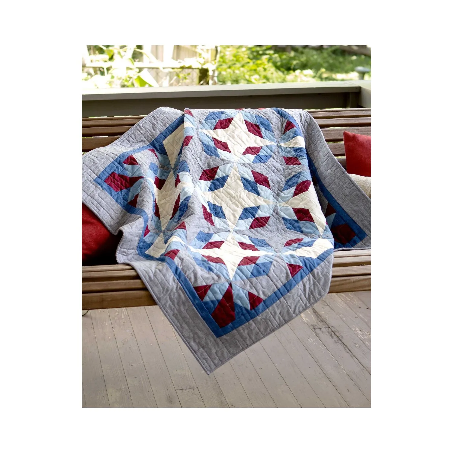 GO! Antique Americana Throw Quilt Pattern