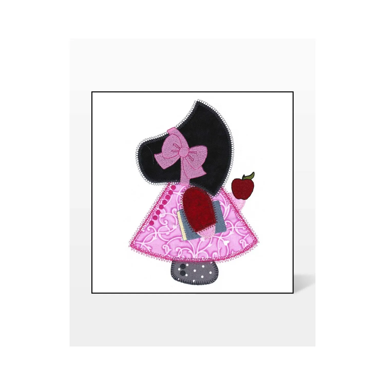 GO! Back to School Sunbonnet Sue Embroidery by V-Stitch Designs