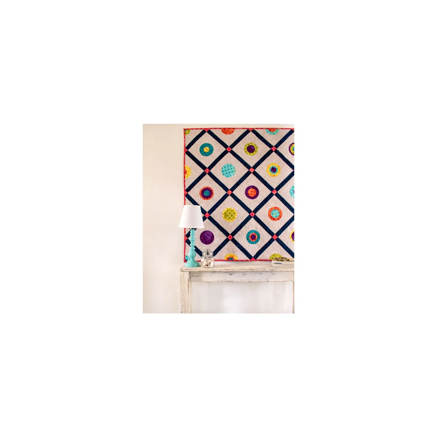 Studio Spinning Circles Throw Quilt Pattern