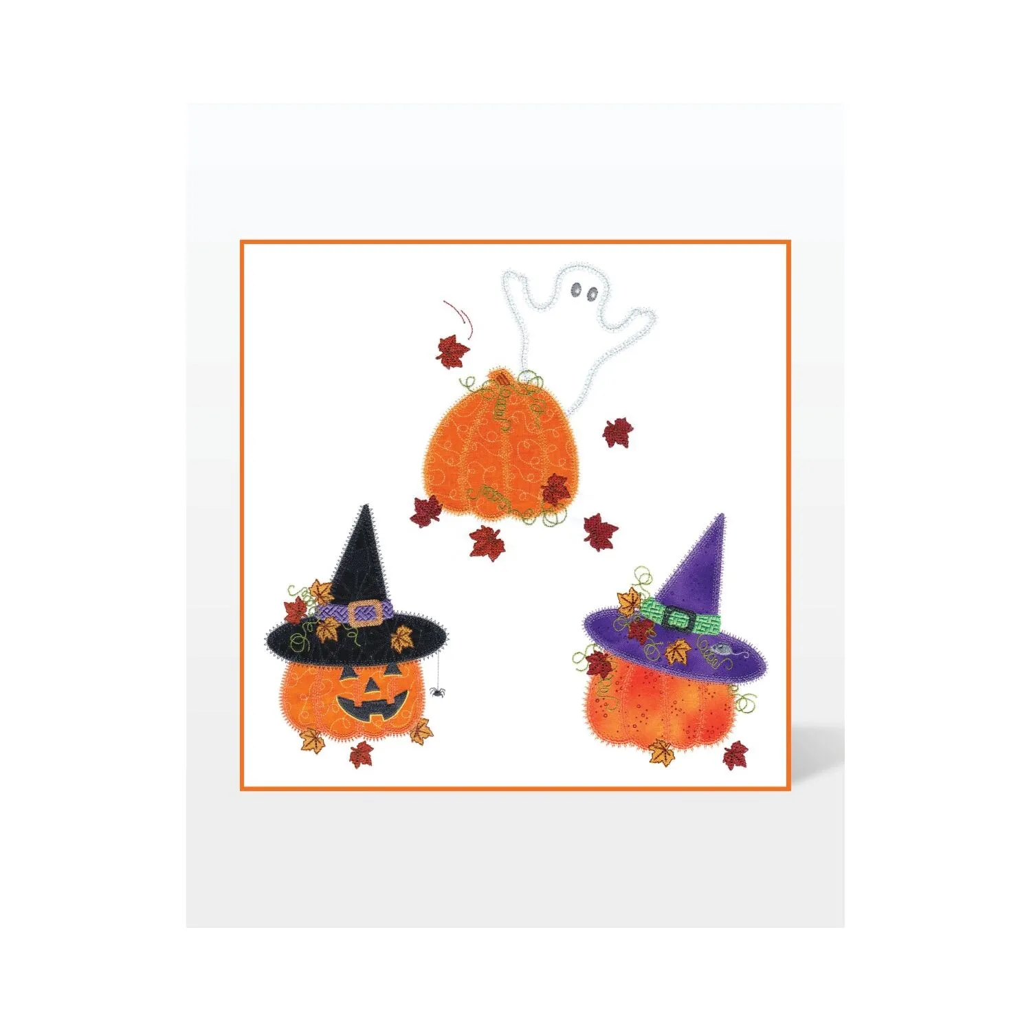 GO! Witchy Pumpkins Embroidery by V-Stitch Designs