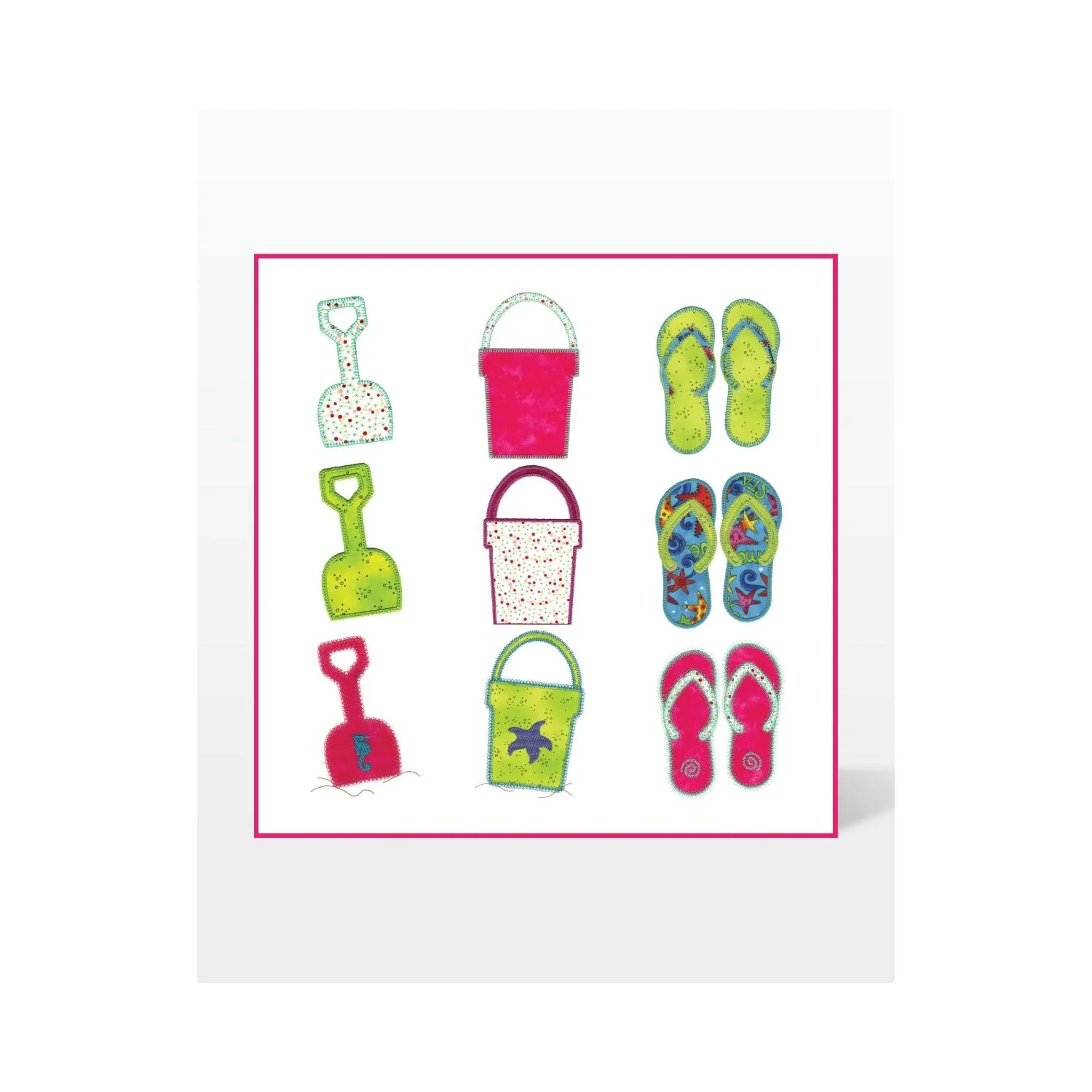 GO! Summer Medley Embroidery by V-Stitch Designs