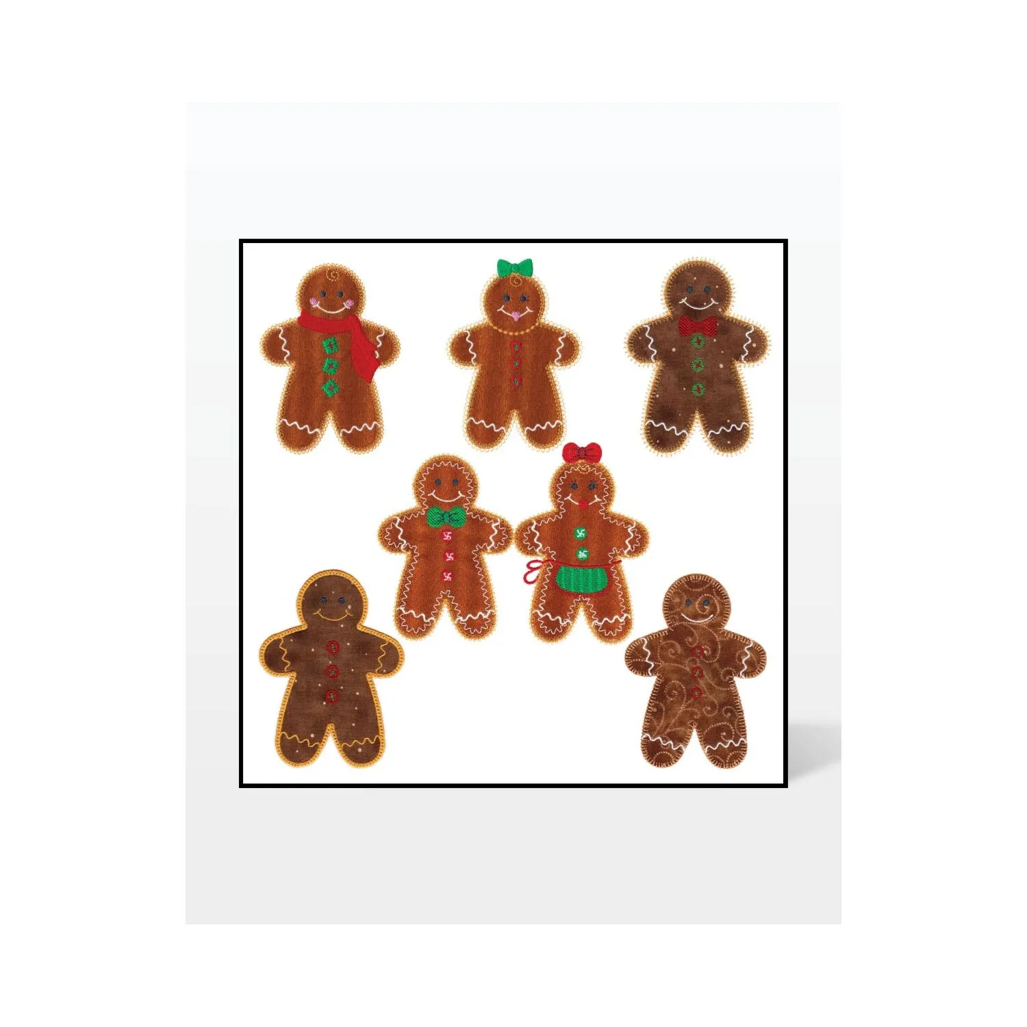 GO! Gingerbread Cookie Embroidery by V-Stitch Designs