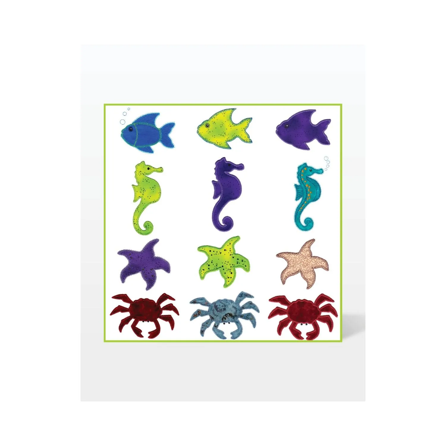 GO! Sea Life Medley Embroidery by V-Stitch Designs