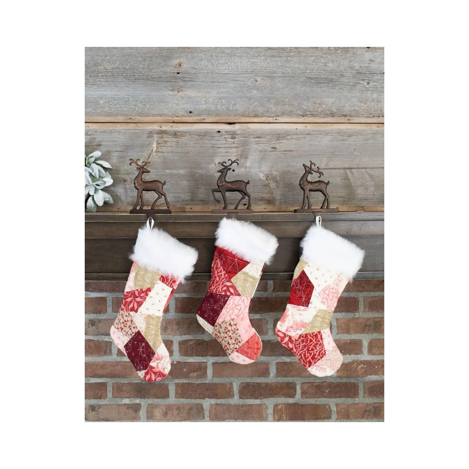 GO! Crazy Quilt Christmas Stockings Pattern