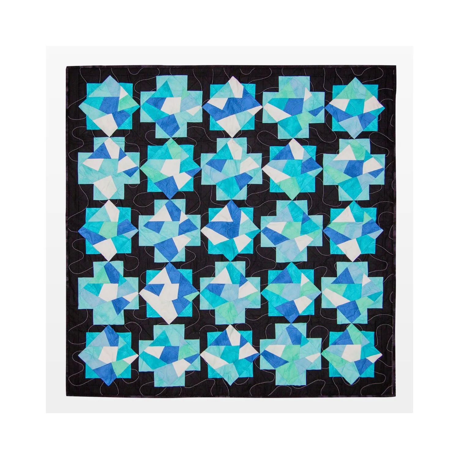 GO! Teal Crazy Quilt Pattern