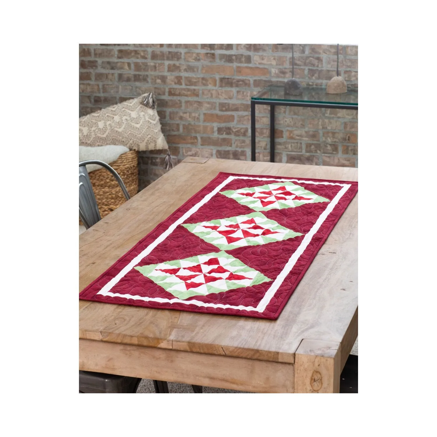 GO! Morning Star Holiday Table Runner Pattern