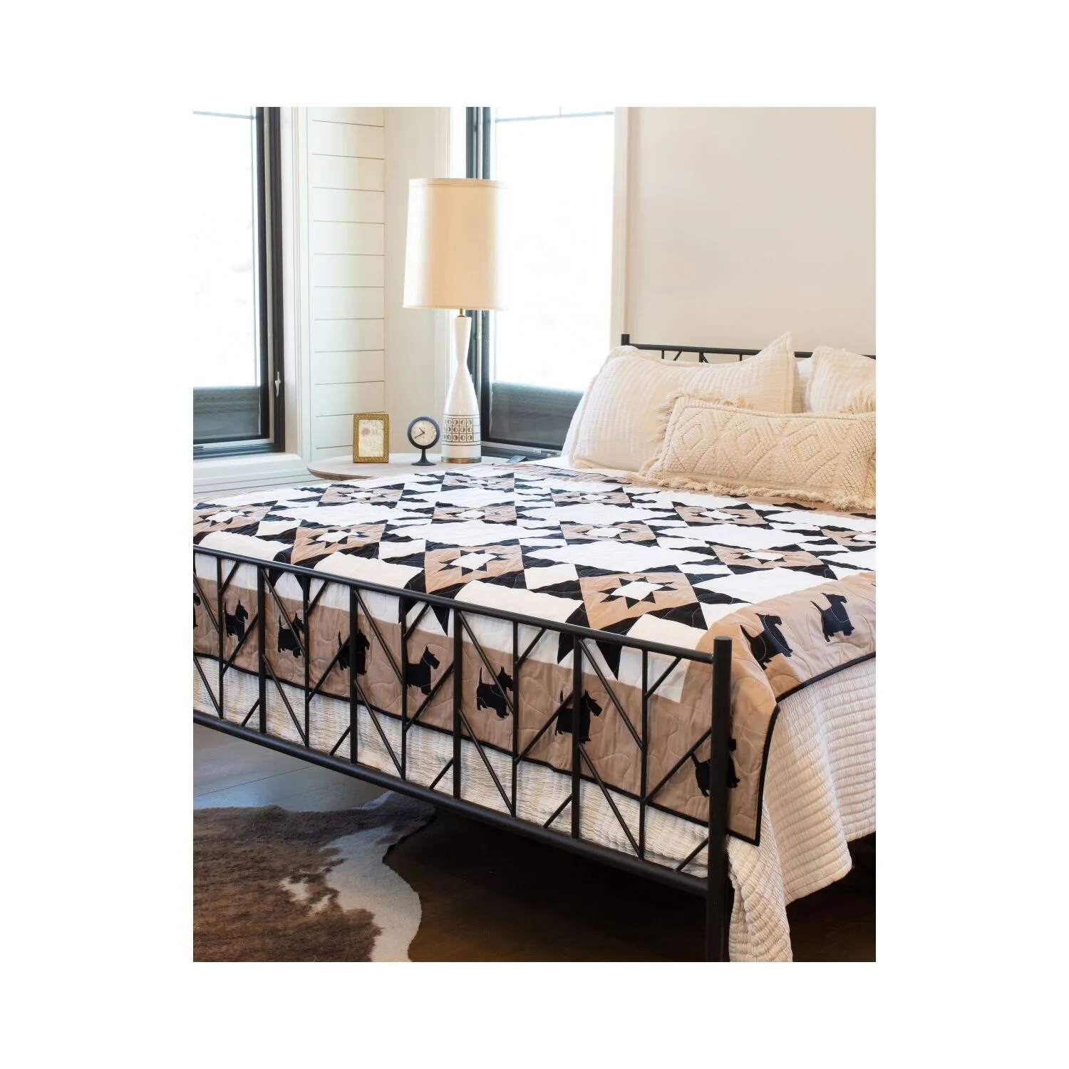 GO! Scottie Dog Star in a Star Quilt Pattern