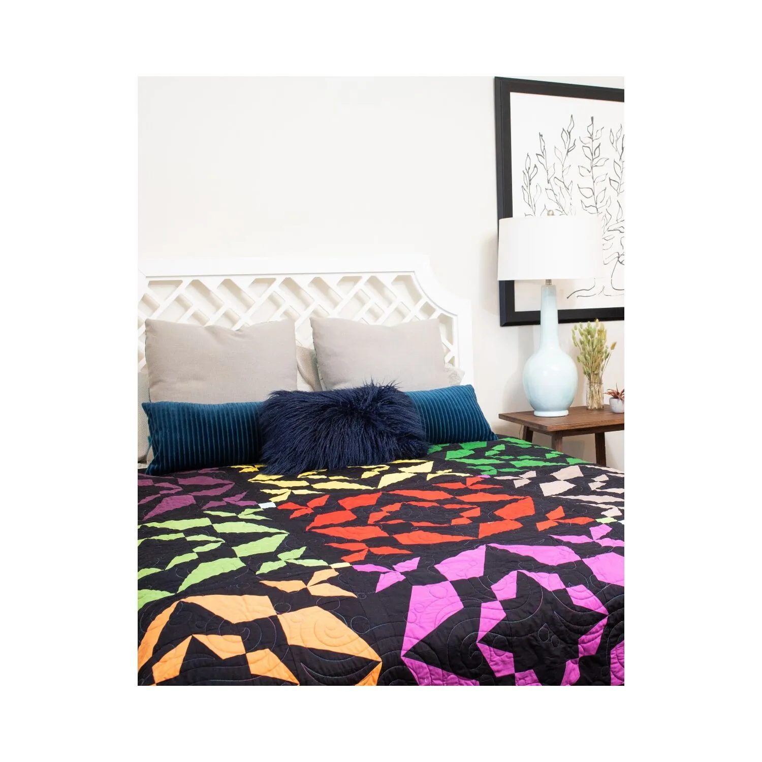 GO! Qube Krazy Kites Throw Quilt Pattern