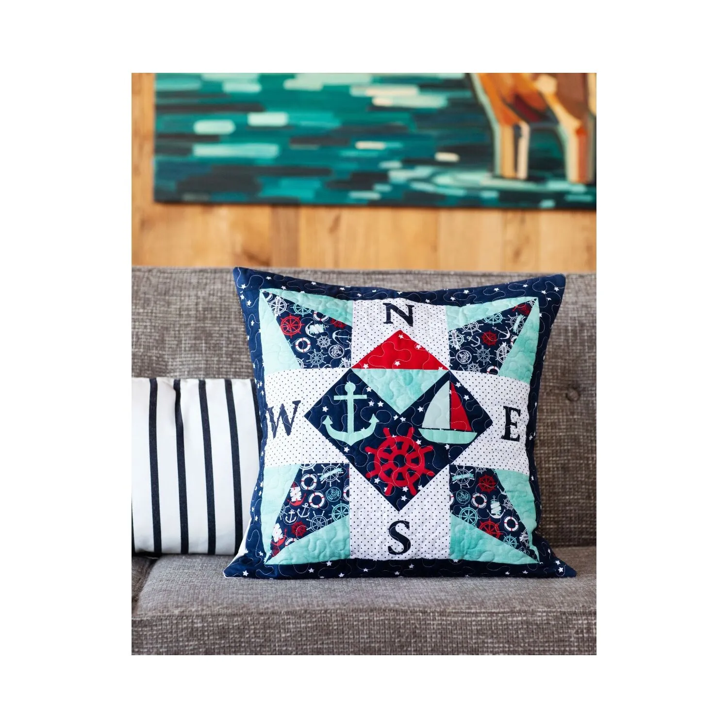 GO! Nautical Compass Pillow Pattern
