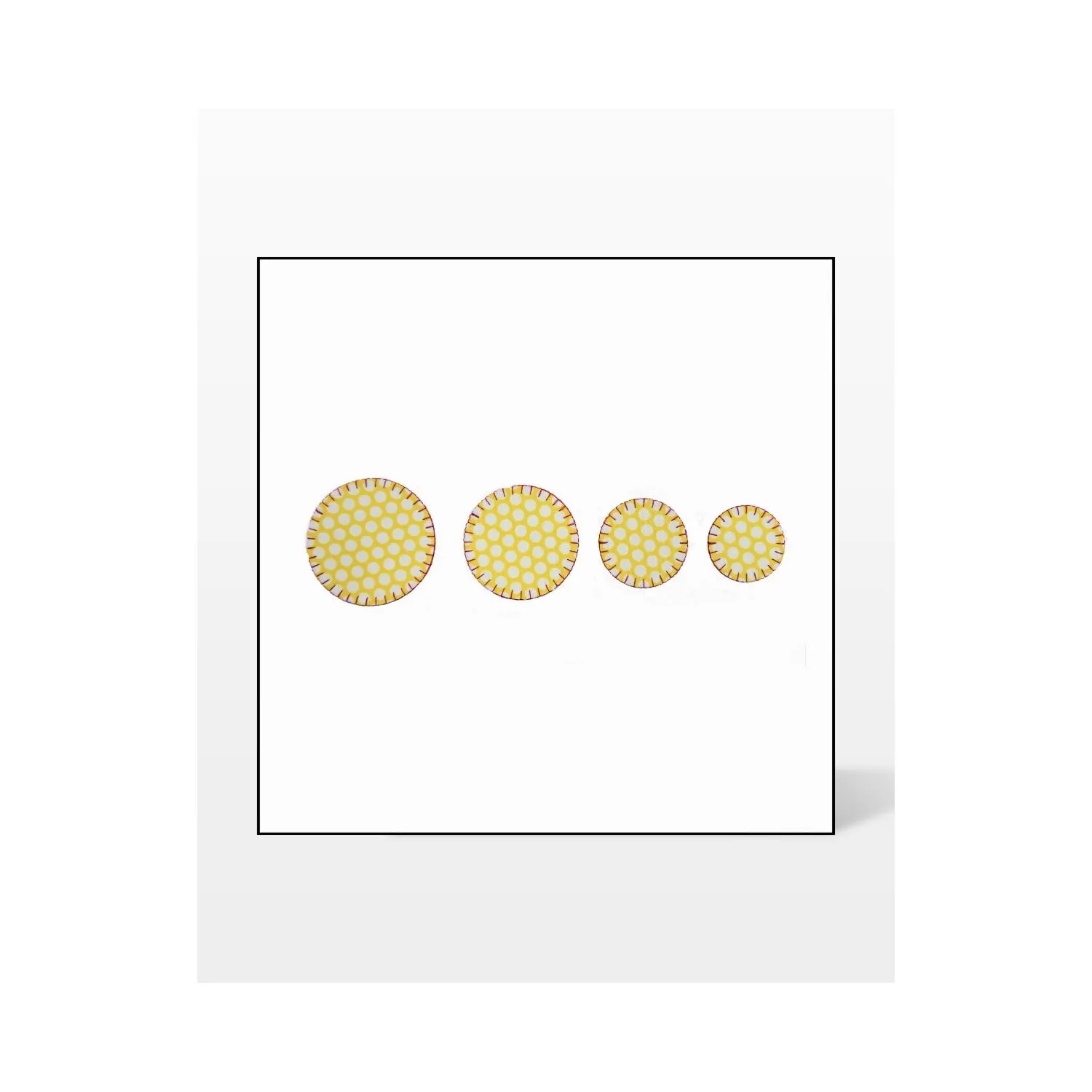 Studio Circles-Penny Rug-1 1/2, 1 3/4, 2 1/4, 2 1/2 Embroidery Designs