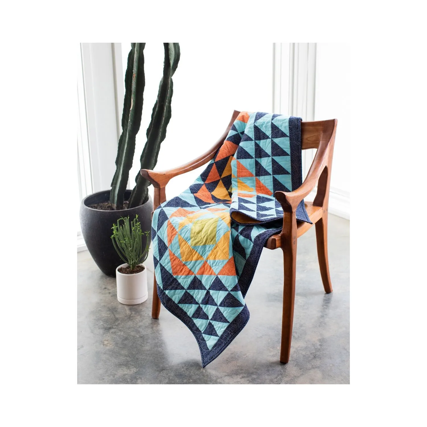 GO! Dahlia Delight Throw Quilt Pattern