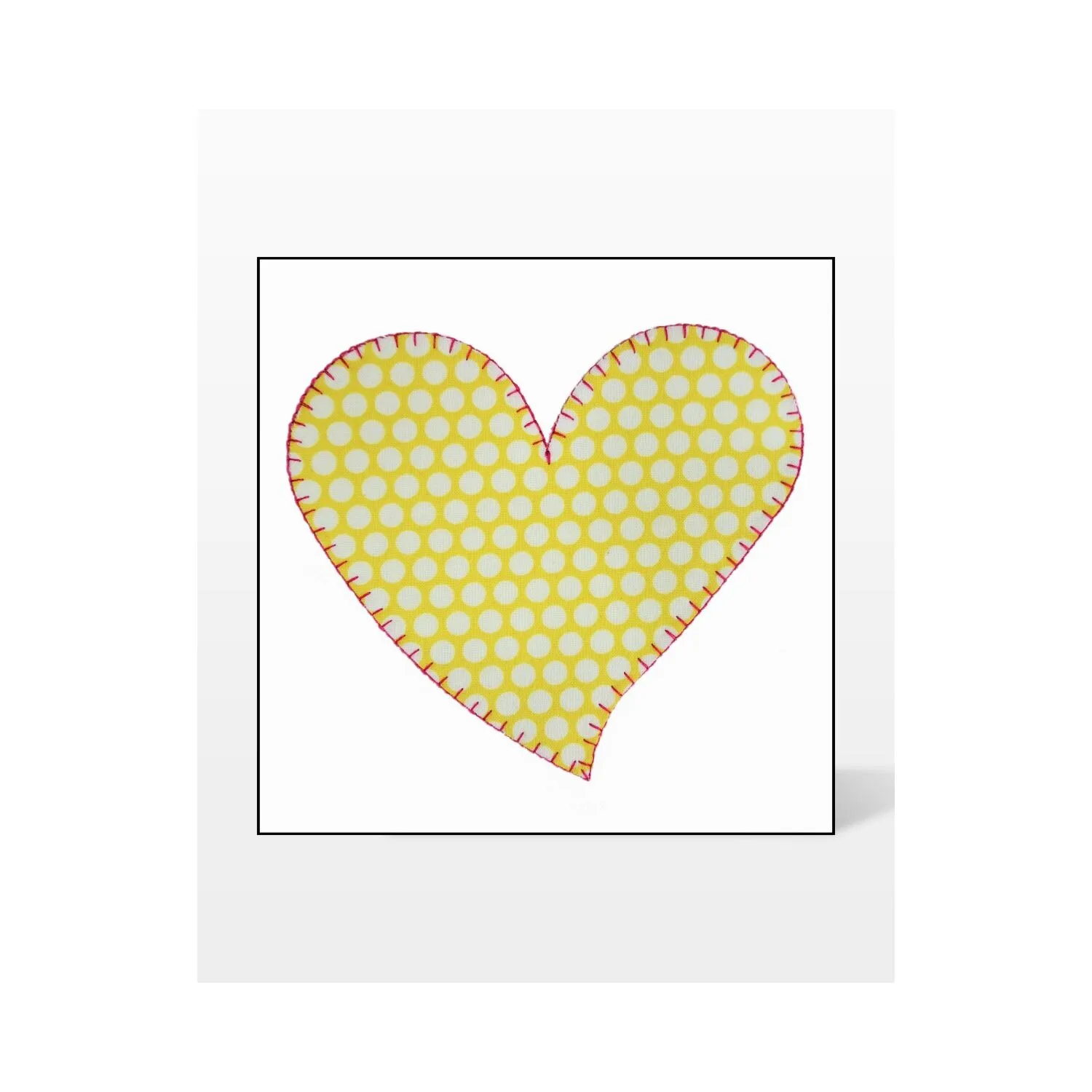 Studio Heart #8 (Jumbo) Embroidery Designs