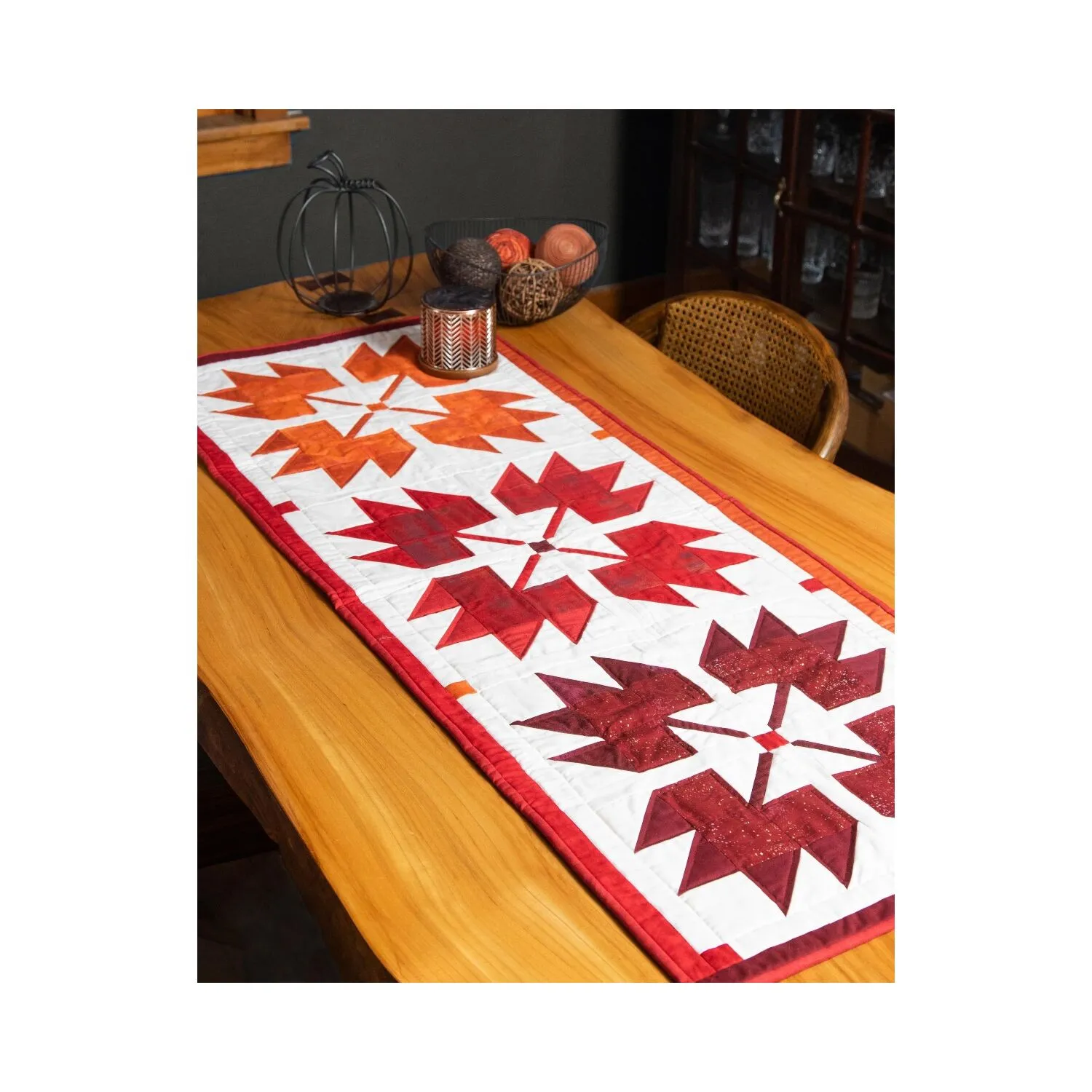 GO! Maple Leaf Table Runner Pattern