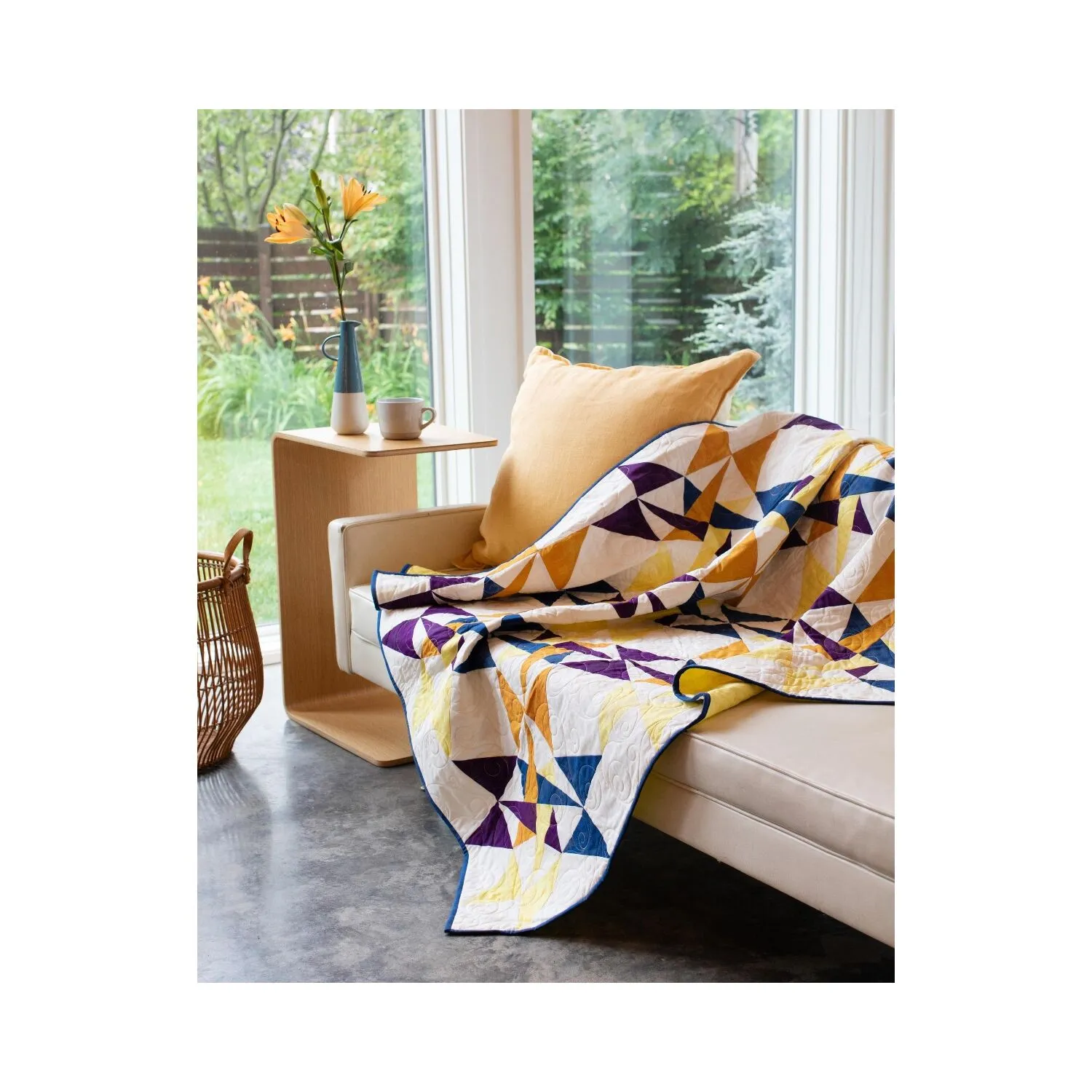 GO! Starry Lattice Throw Quilt Pattern