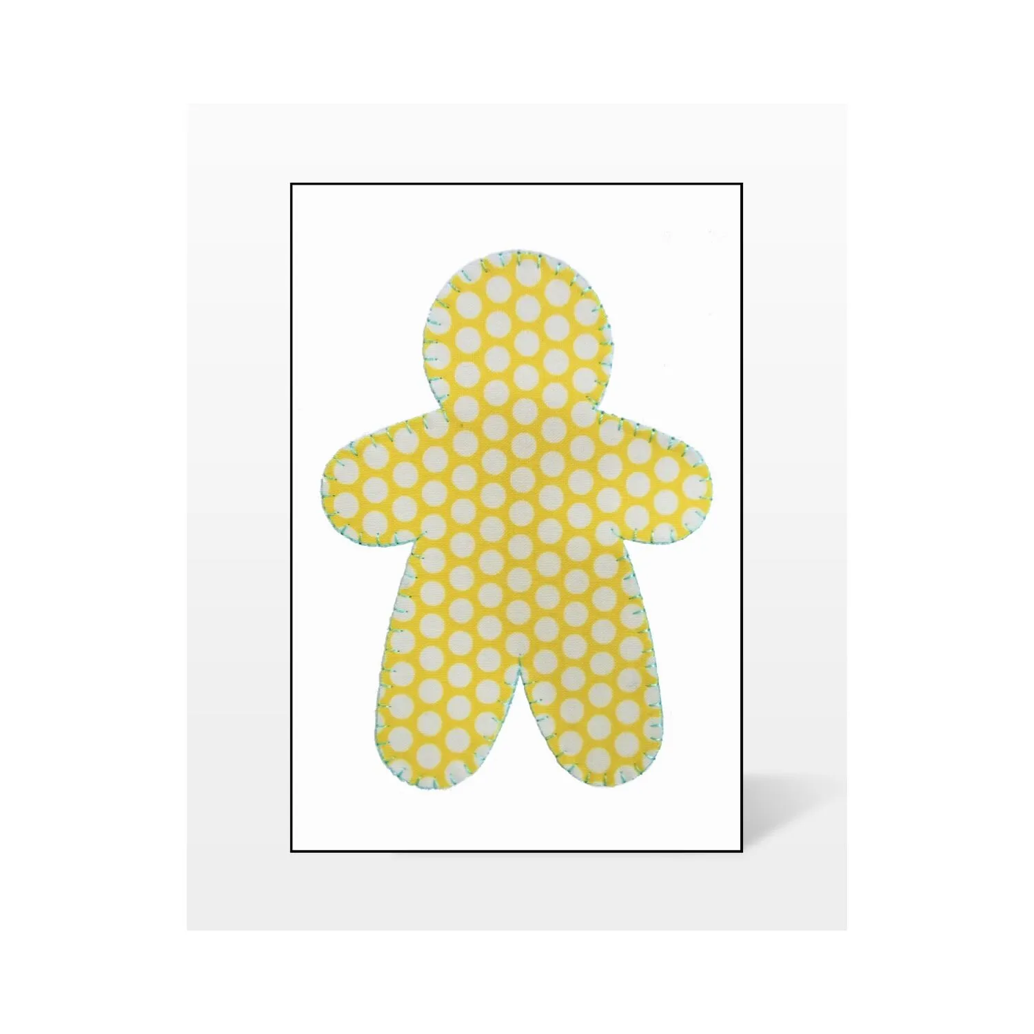 Studio Gingerbread Man #2 (Jumbo) Embroidery Designs