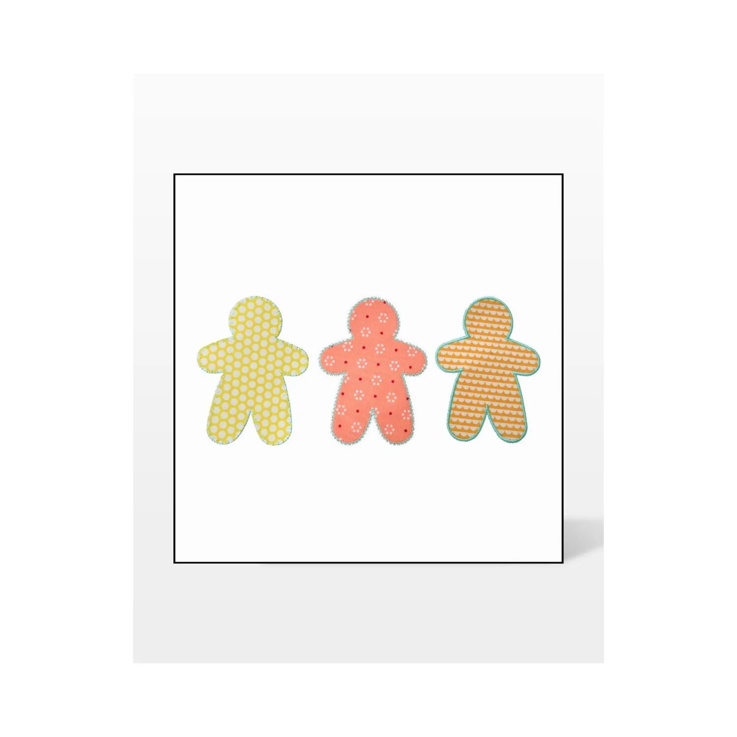 Studio Gingerbread Man #2 (Large) Embroidery Designs