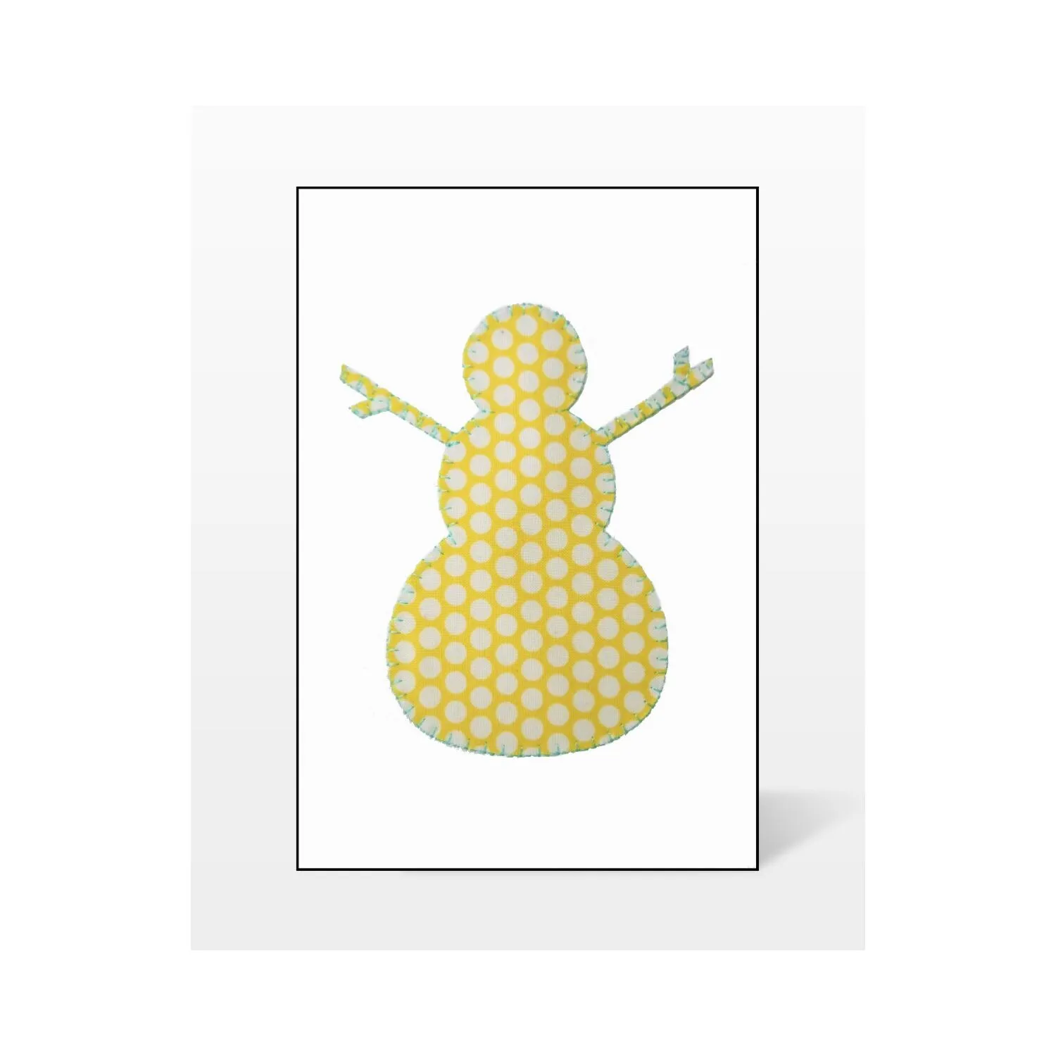 Studio Snowman #3 (Large) Embroidery Designs