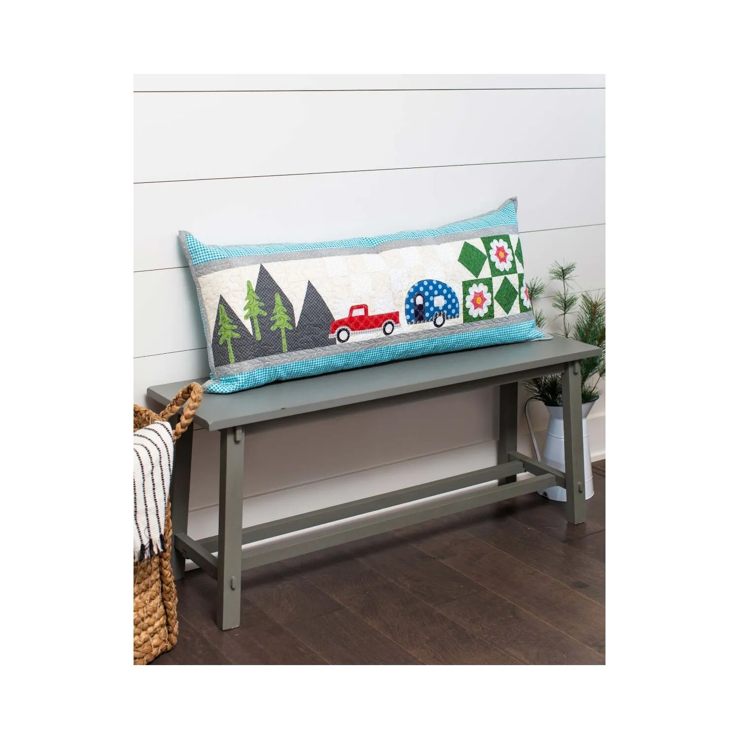 GO! Explore Bench Pillow Pattern