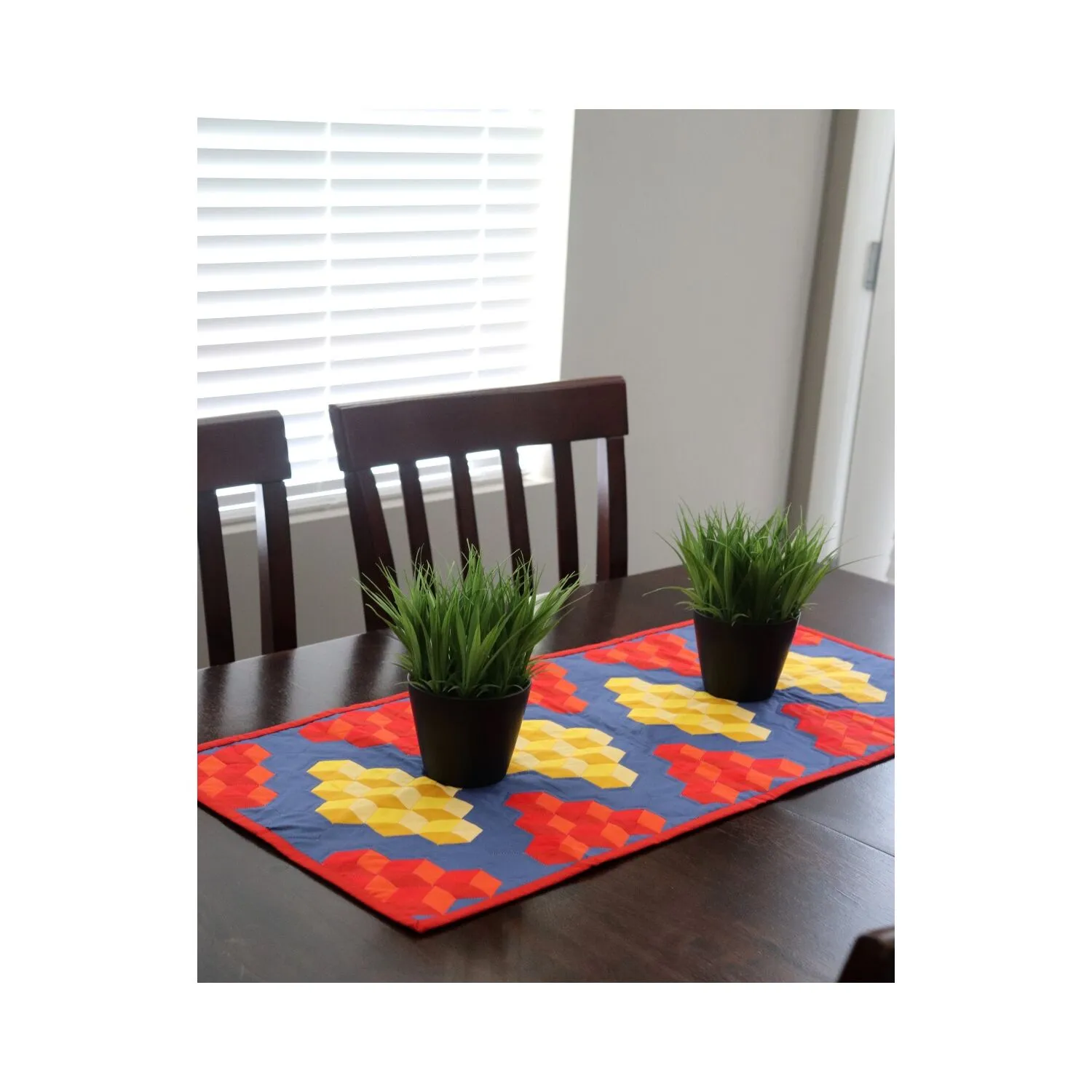 GO! Tumbling Diamonds Table Runner Pattern