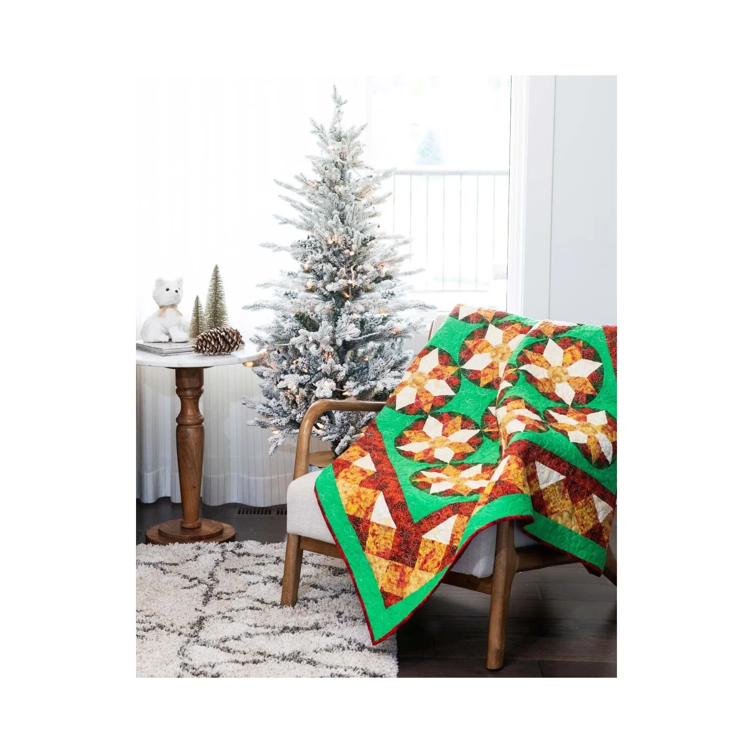 GO! Courtyard Lattice Throw Quilt Pattern