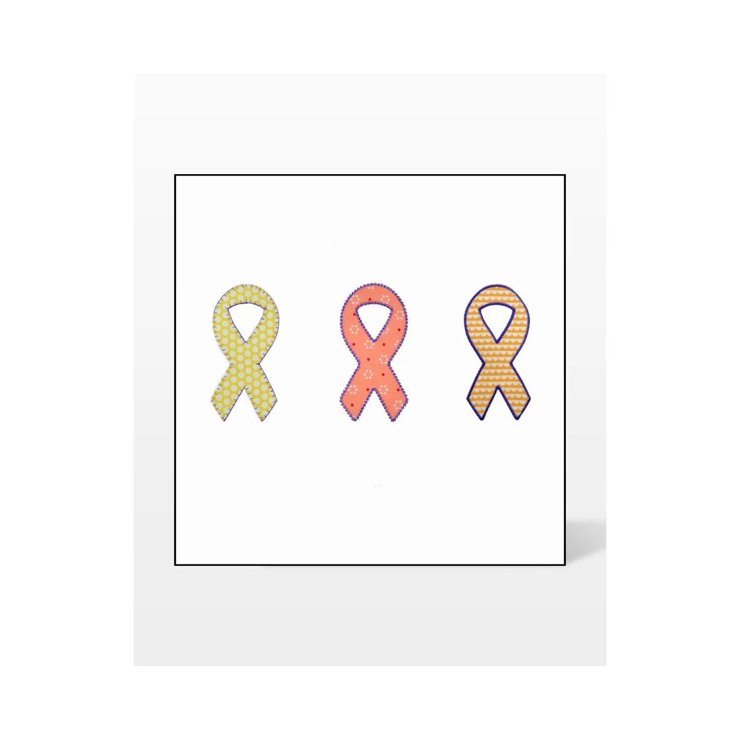 Studio Ribbon-Awareness #2 (Clear Cutsâ¢) (Large) Embroidery Designs
