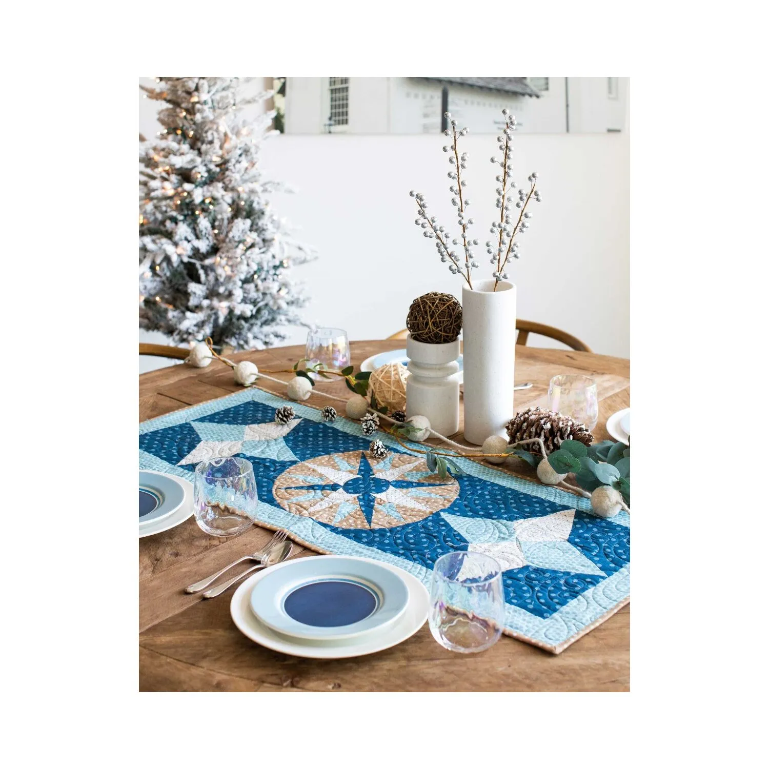 GO! Mariner's Compass Table Runner Pattern
