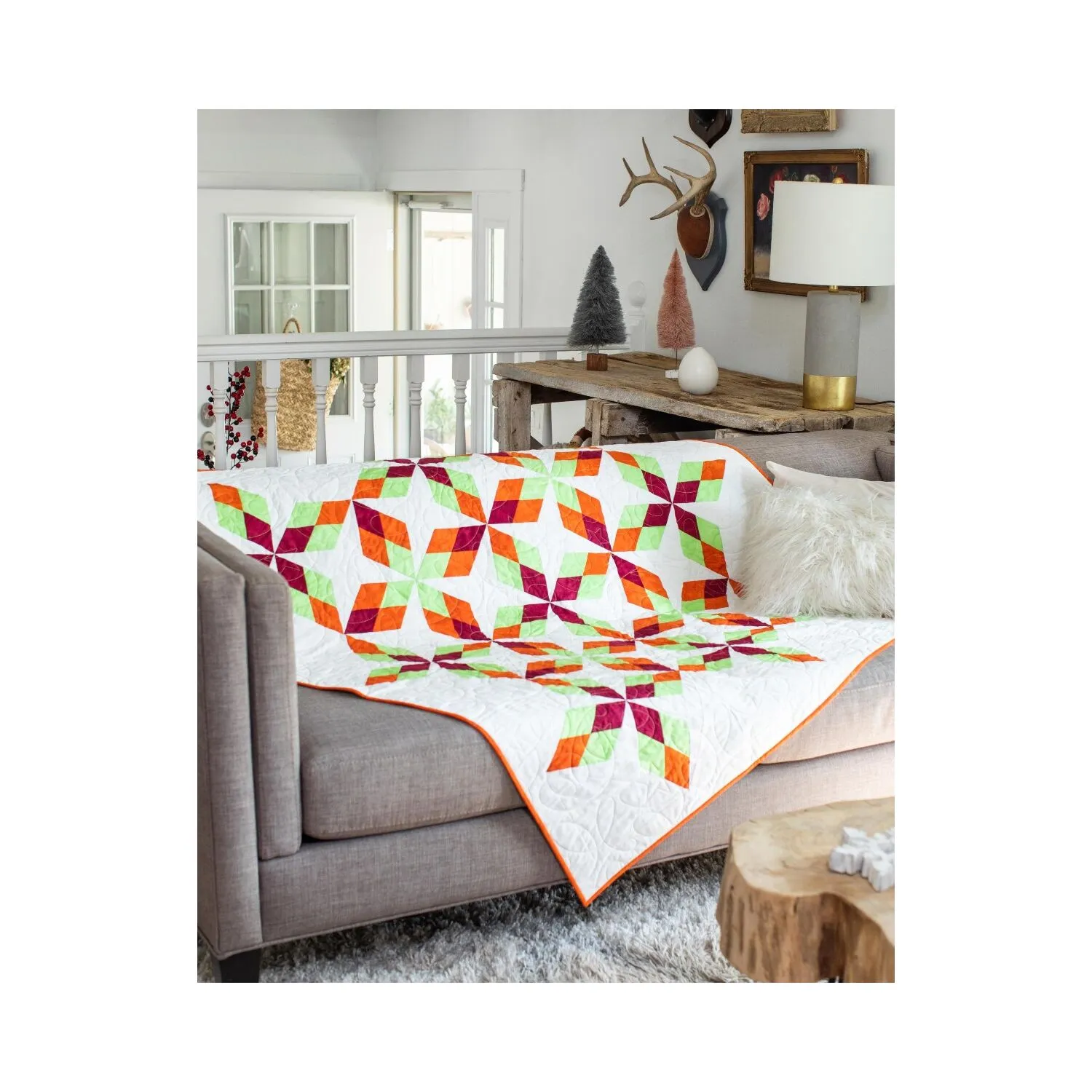 GO! Guiding Star Throw Quilt Pattern