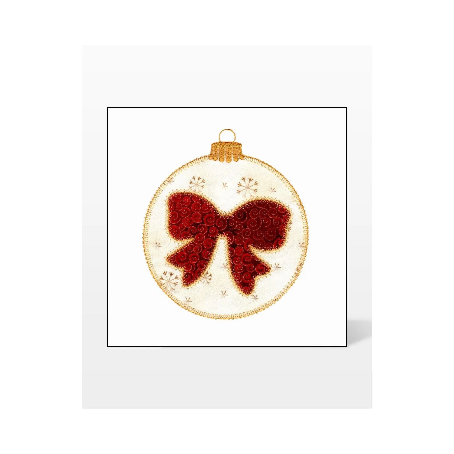 GO! Ornaments with Centers Embroidery by V-Stitch Designs 3 GO! Ornaments with Centers Embroidery by V-Stitch Designs