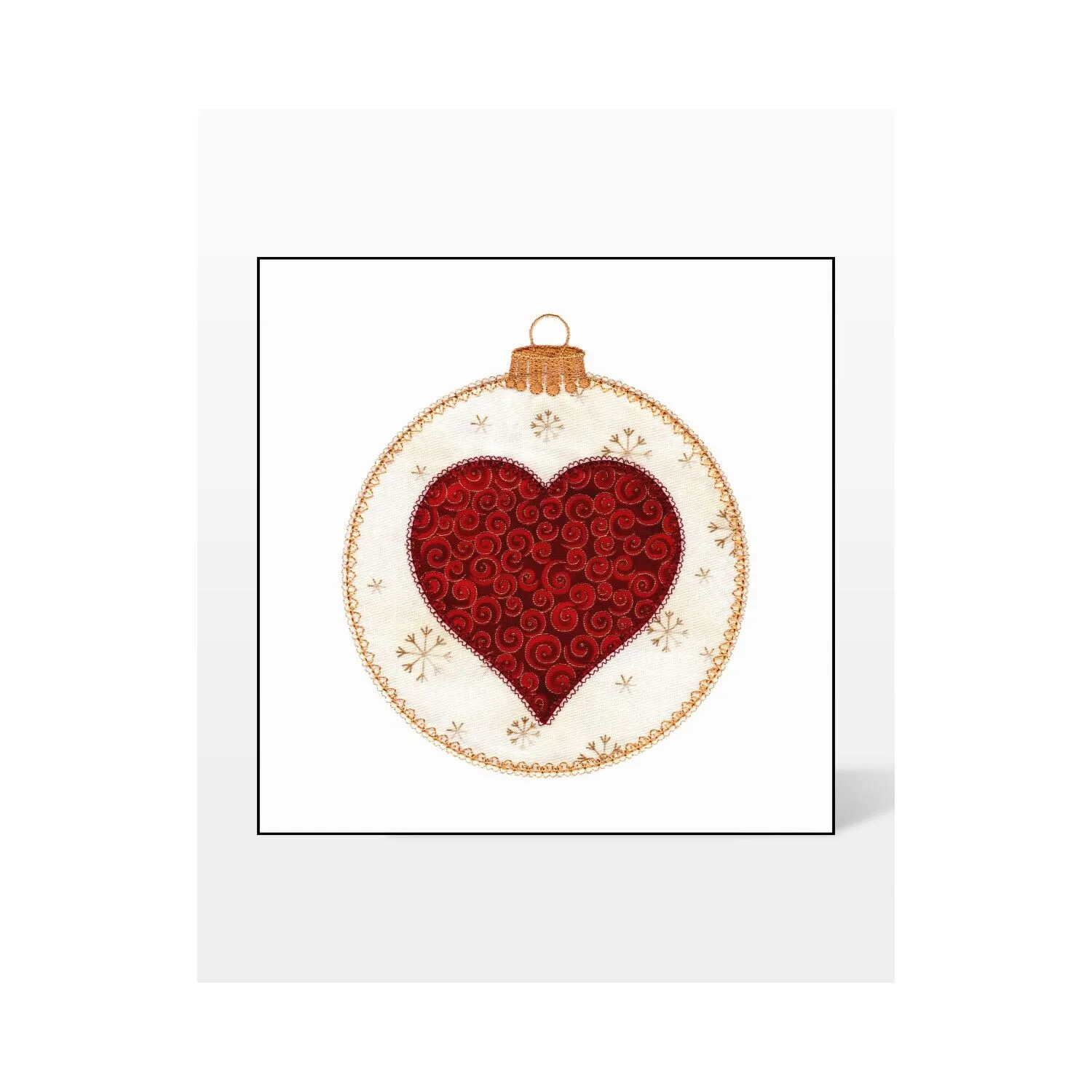 GO! Ornaments with Centers Embroidery by V-Stitch Designs 6 GO! Ornaments with Centers Embroidery by V-Stitch Designs
